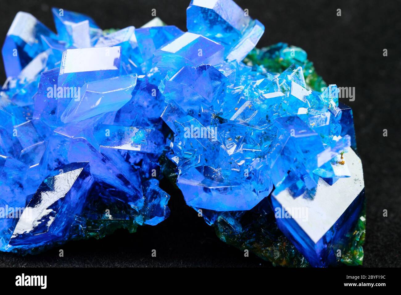 Crystals of blue vitriol Copper sulfate Stock Photo Alamy