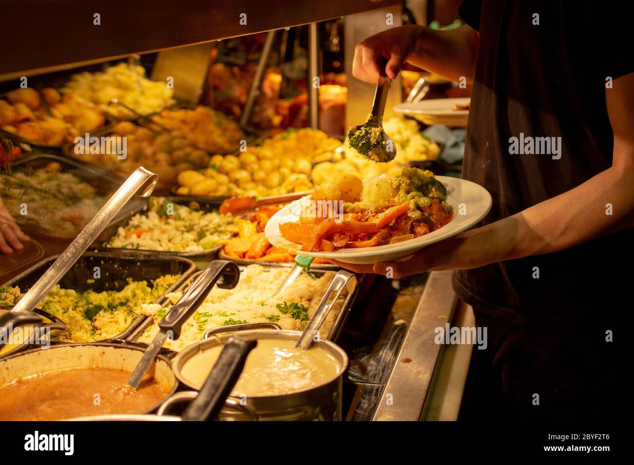 Fresh Food Traditional Irish Carvery Pub Stock Photo Alamy