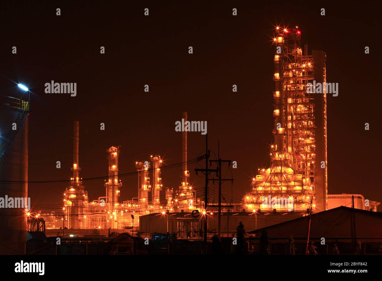 Refinery plant Stock Photo