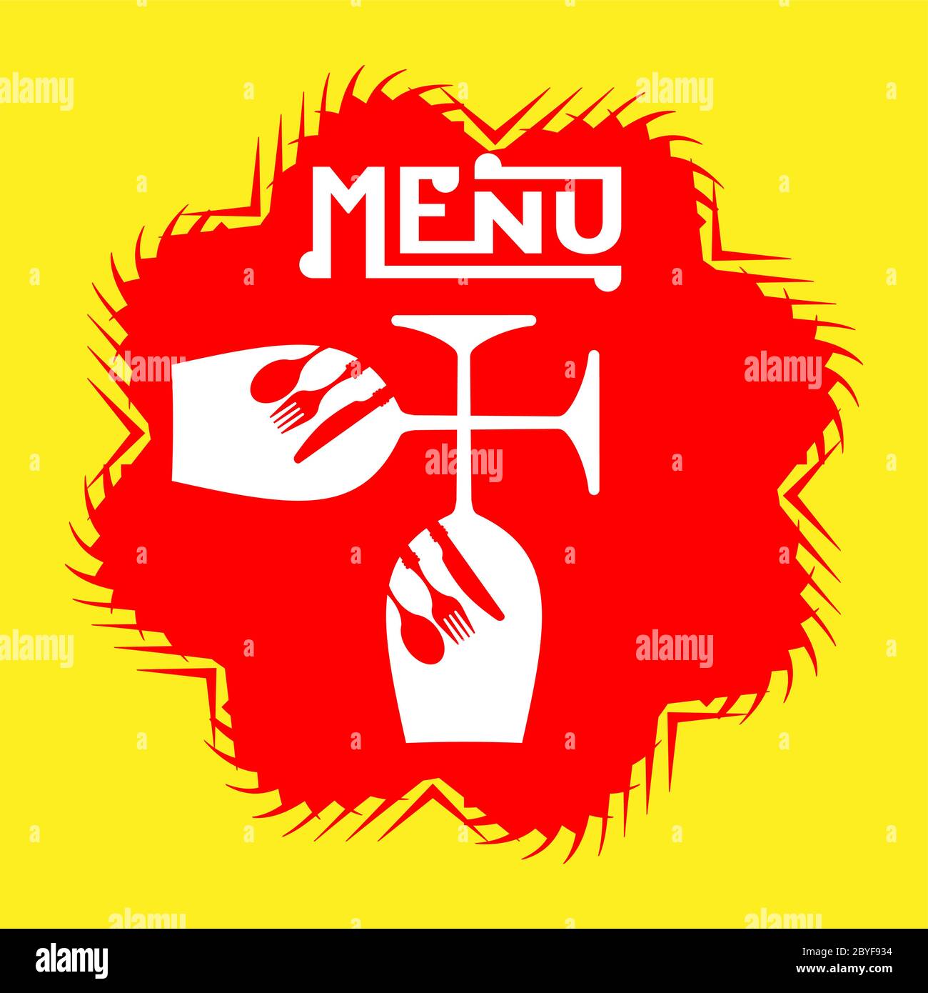 Wine Menu Card Design Template Vector Illustration Stock Vector