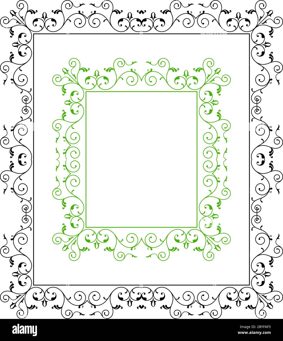 Frame Border Design Vector Art Stock Vector
