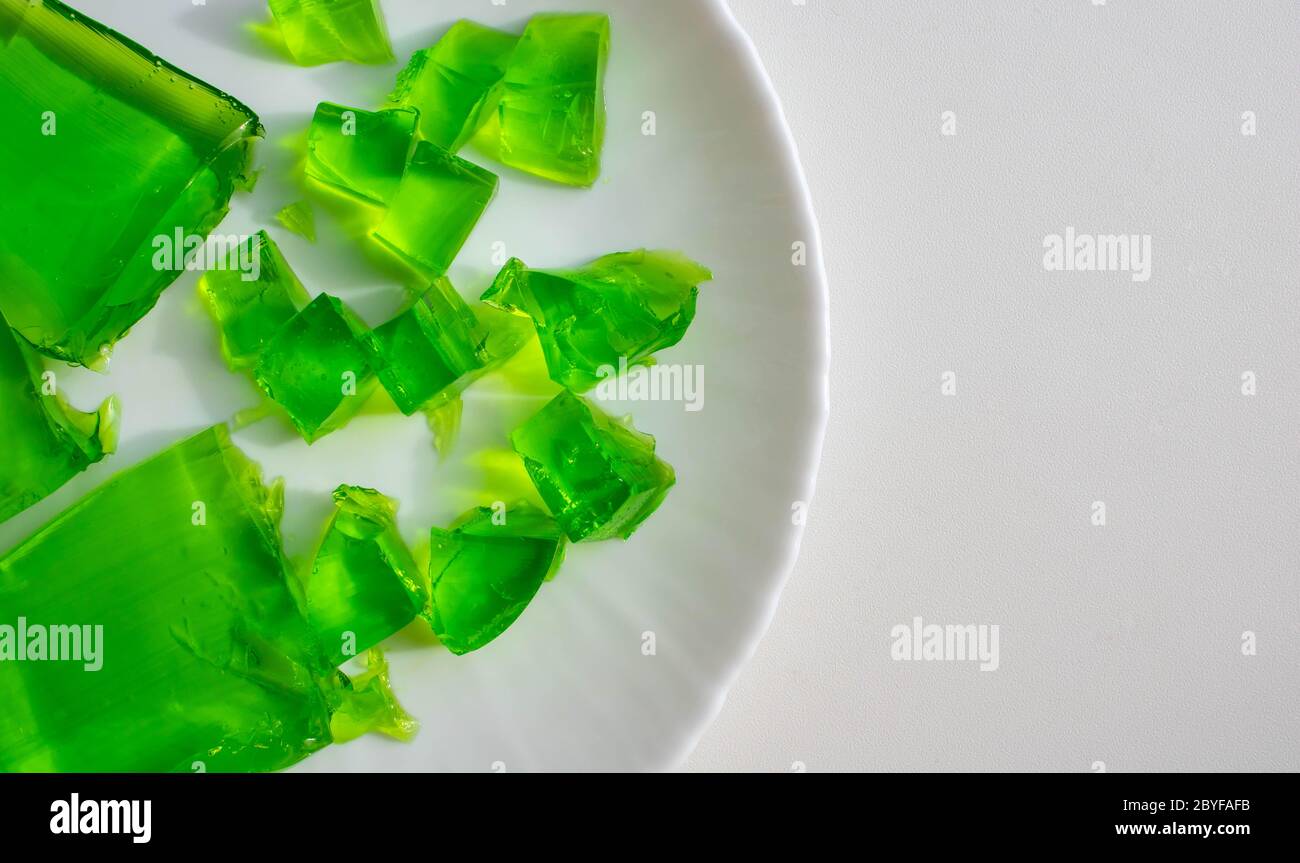 Green Jelly Cube High Resolution Stock Photography and Images - Alamy