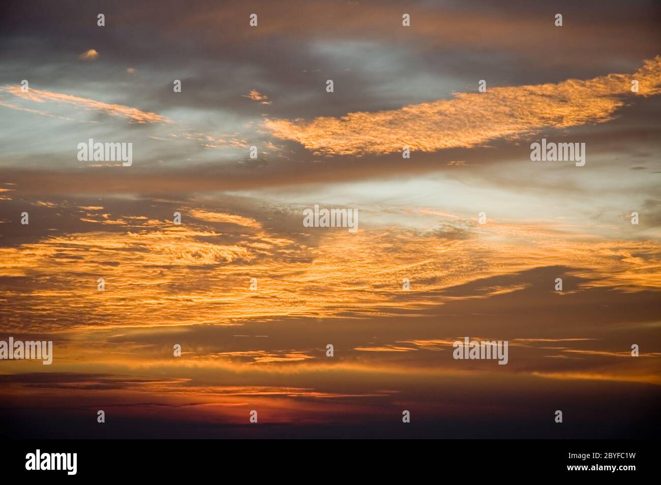 sunset sky Stock Photo