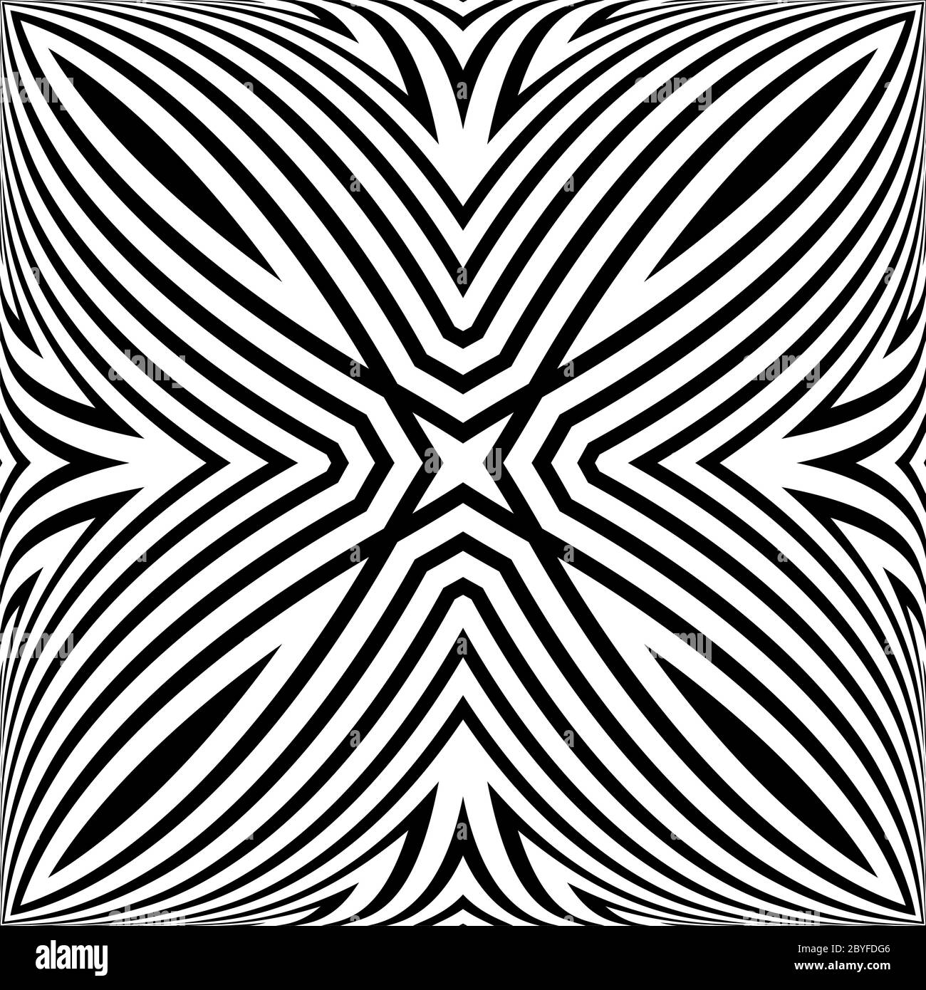 Optical Illusion Background Vector Illustration Stock Vector Image ...