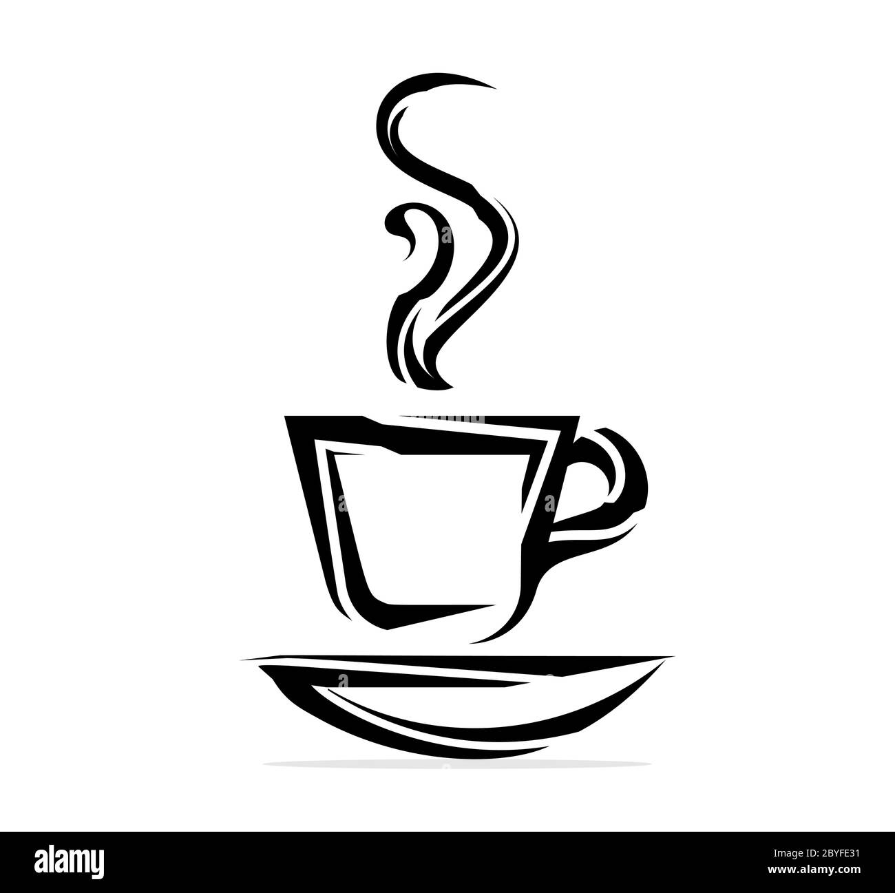 Coffee Cup Icon Vector Illustration Stock Vector Image & Art - Alamy