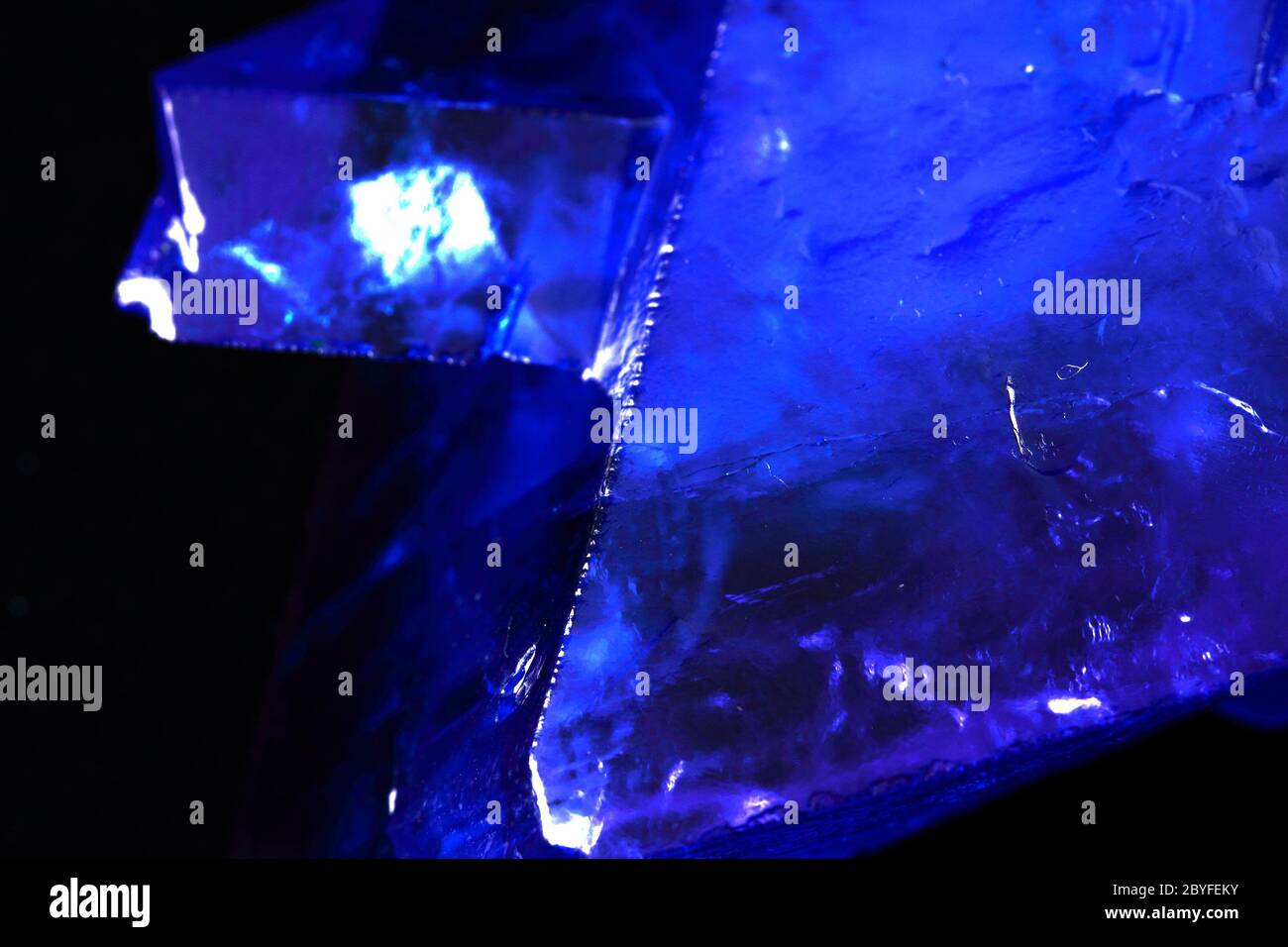 Crystals of blue vitriol Copper sulfate Stock Photo Alamy