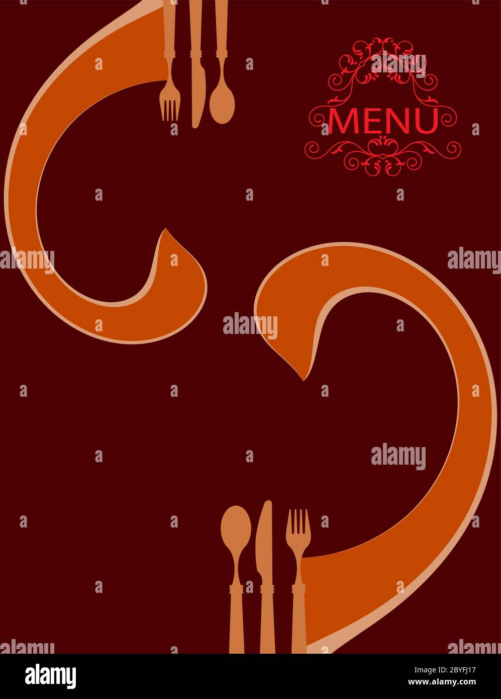 Menu Card Design Template Vector Illustration Stock Vector Image Art menu-card-design-template-vector-illustration-stock-vector-image-art