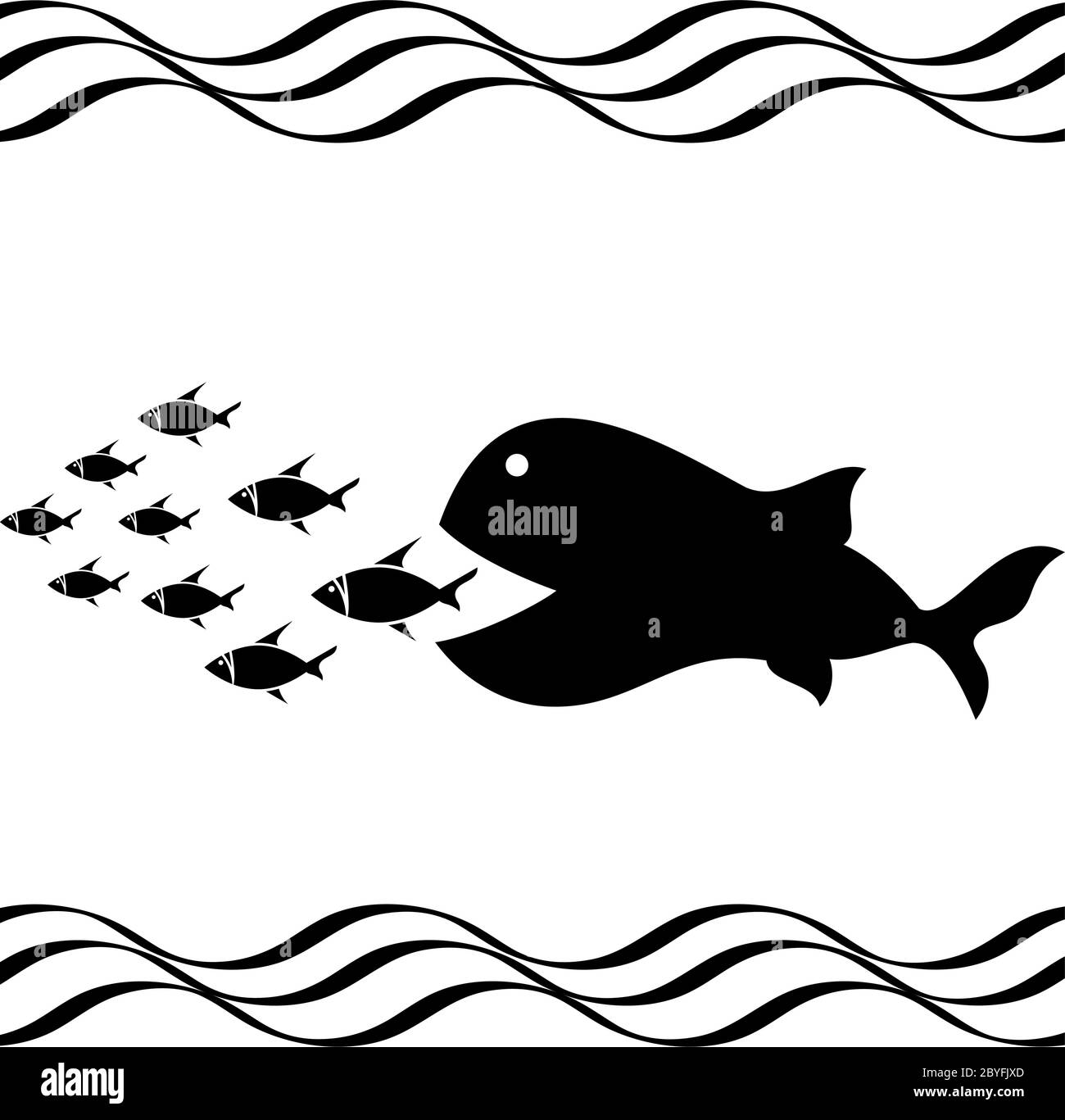 Fish tail vector vectors Black and White Stock Photos & Images - Page 2 -  Alamy