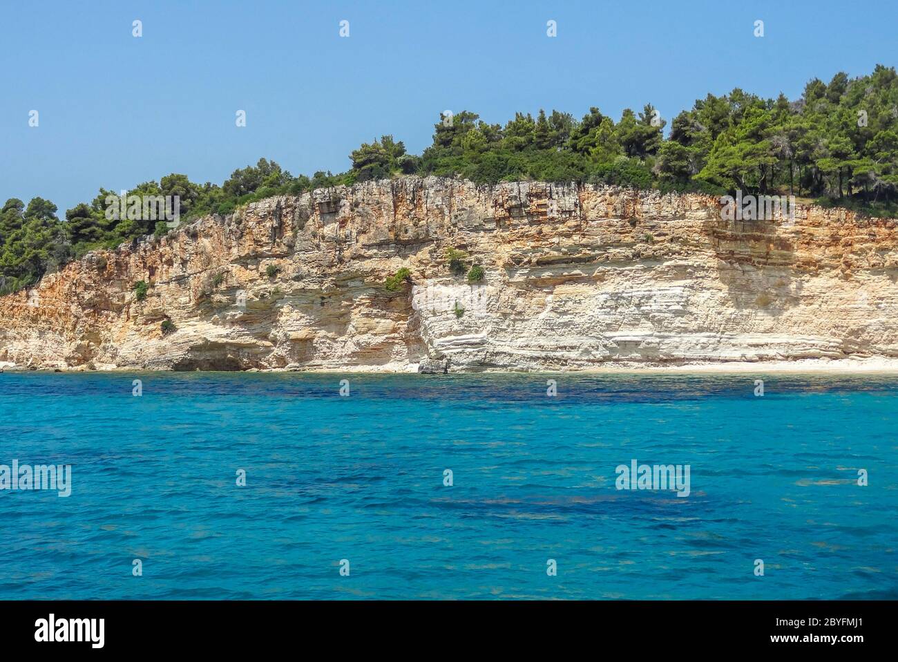 rocky coastal scenery around Alonnisos in Greece Stock Photo - Alamy