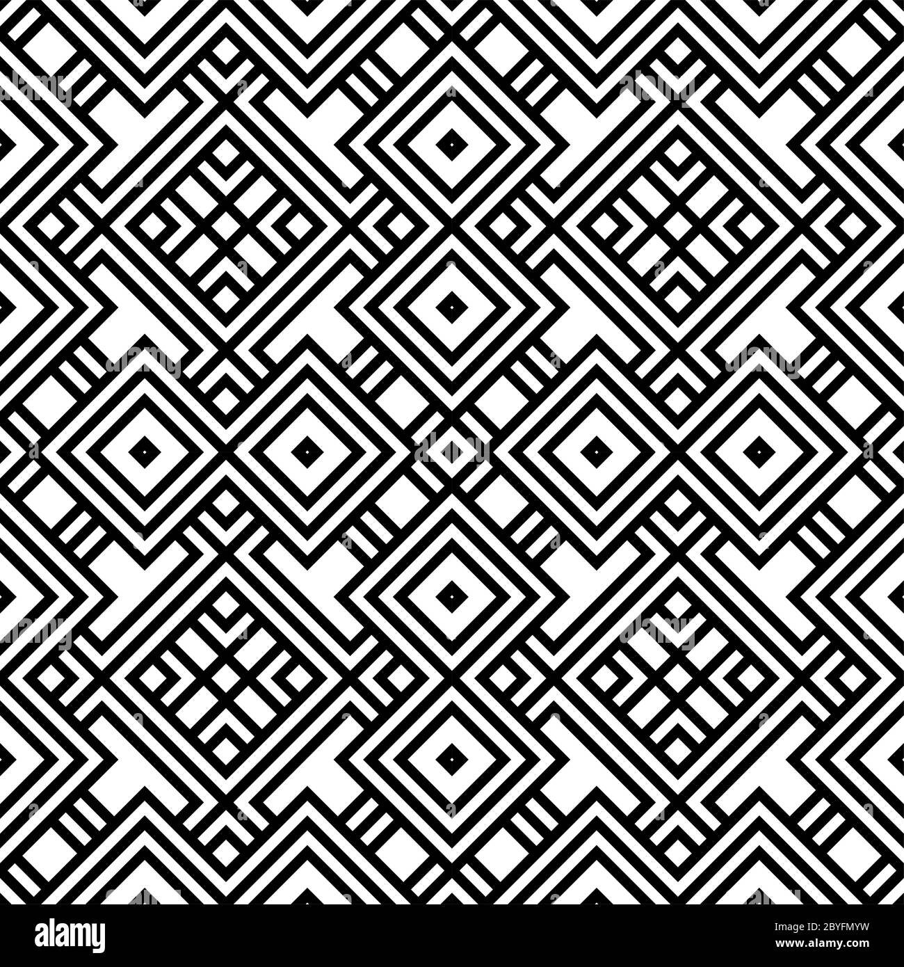 Geometric Seamless Pattern Vector Illustration Stock Vector Image & Art ...
