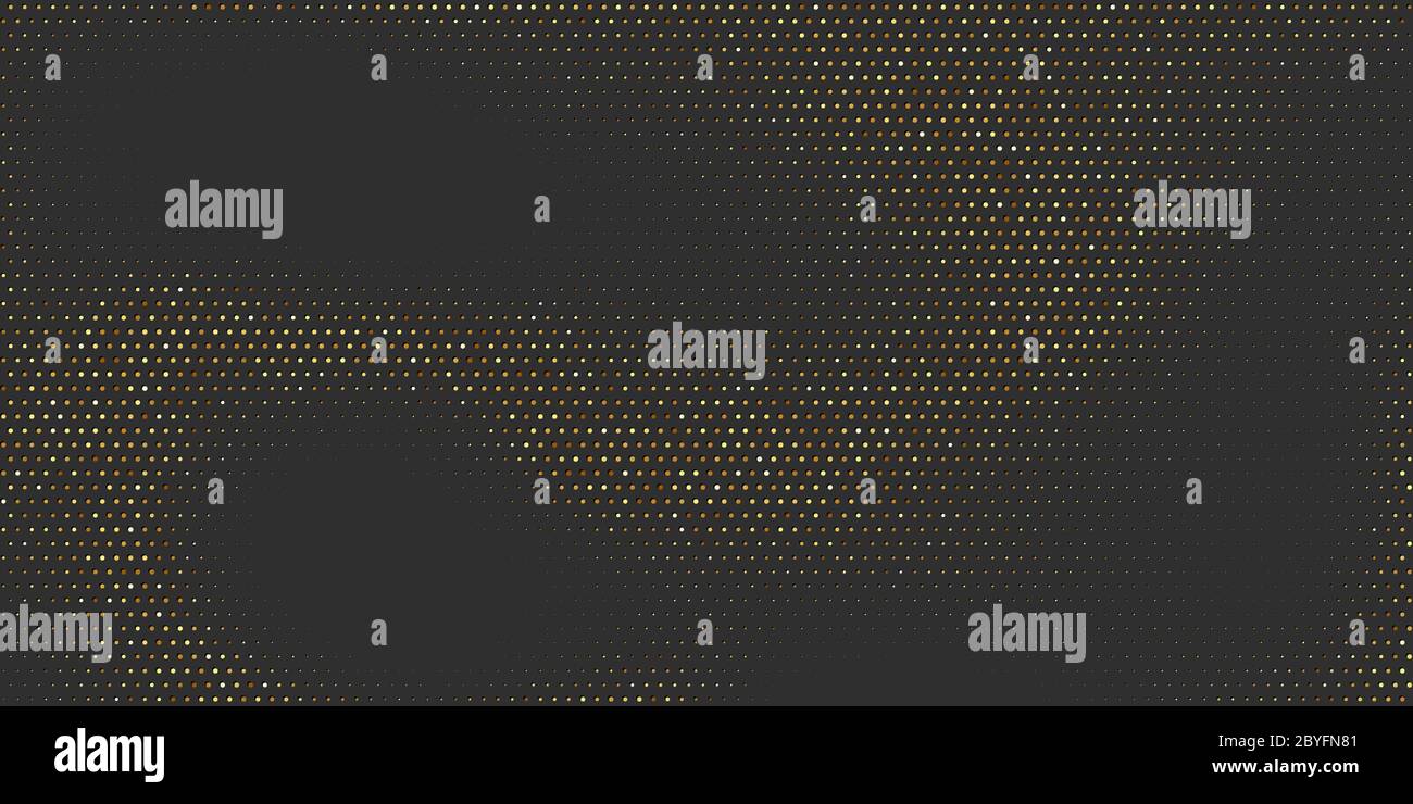 Abstract golden background with halftone effect. Stock Vector