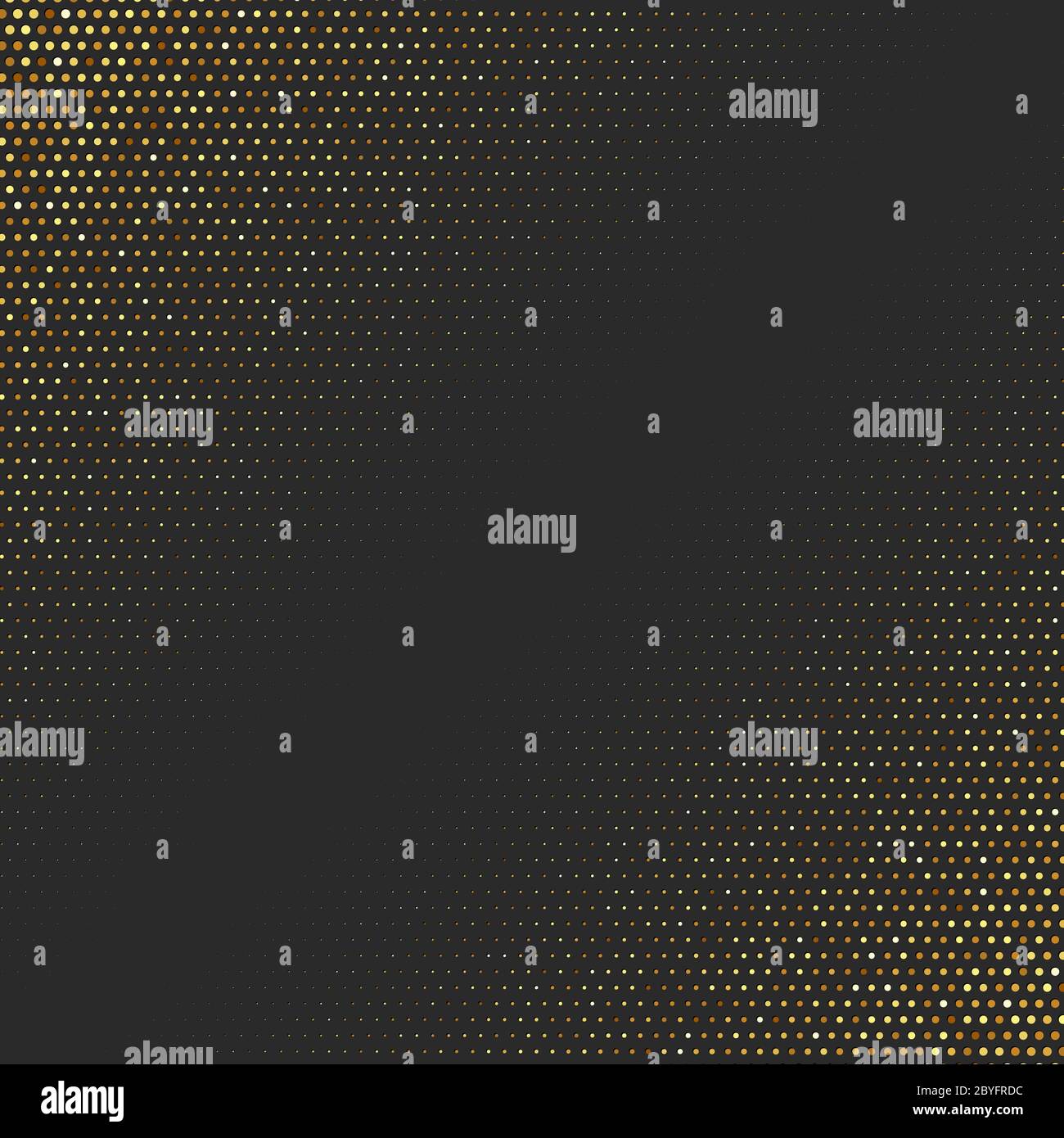 Abstract golden background with halftone effect. Stock Vector