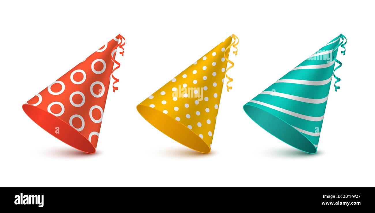 Party hat set for holiday design Stock Vector Image & Art Alamy