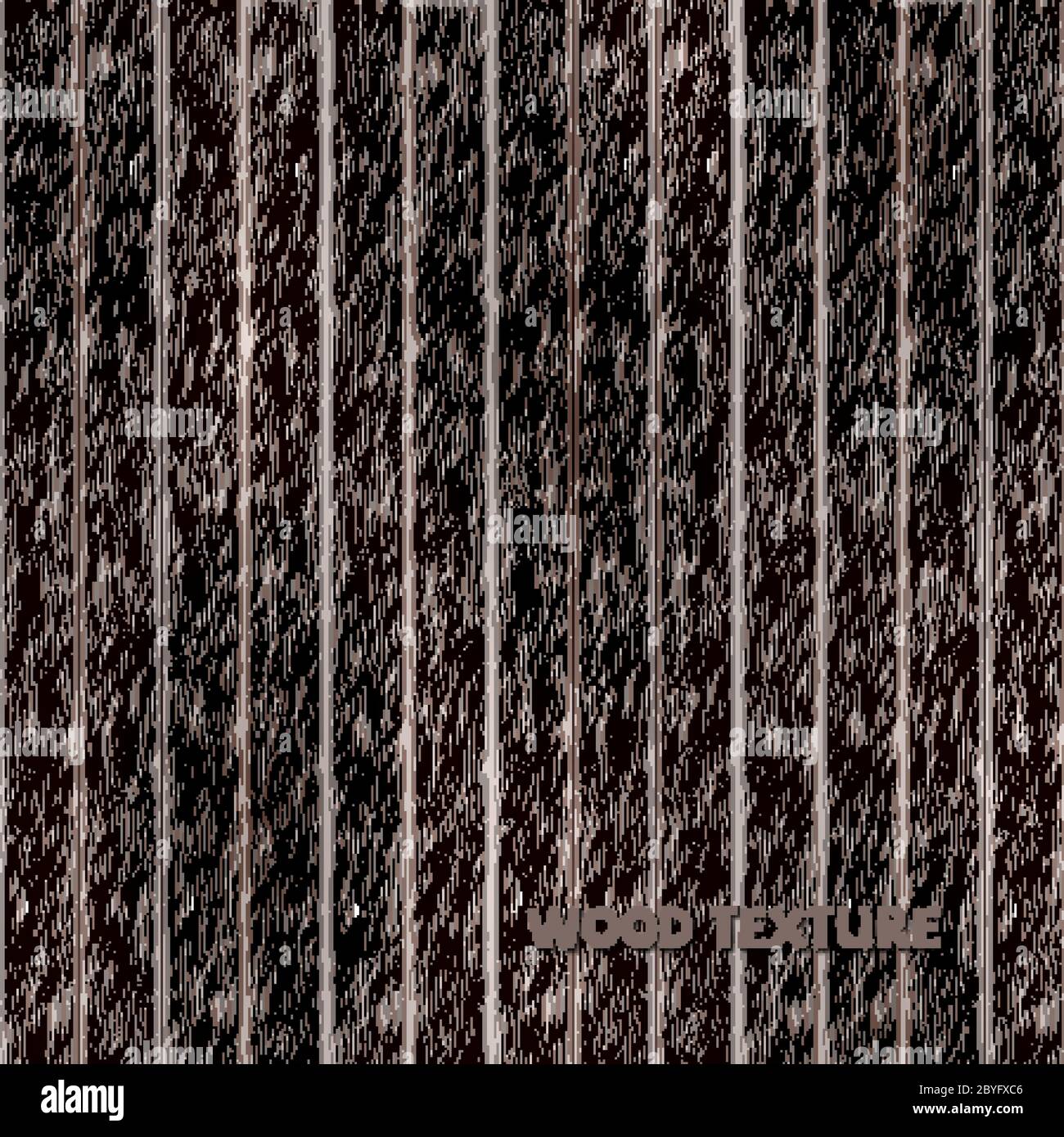Light brown wood texture, vintage background. Vector illustratio Stock Vector