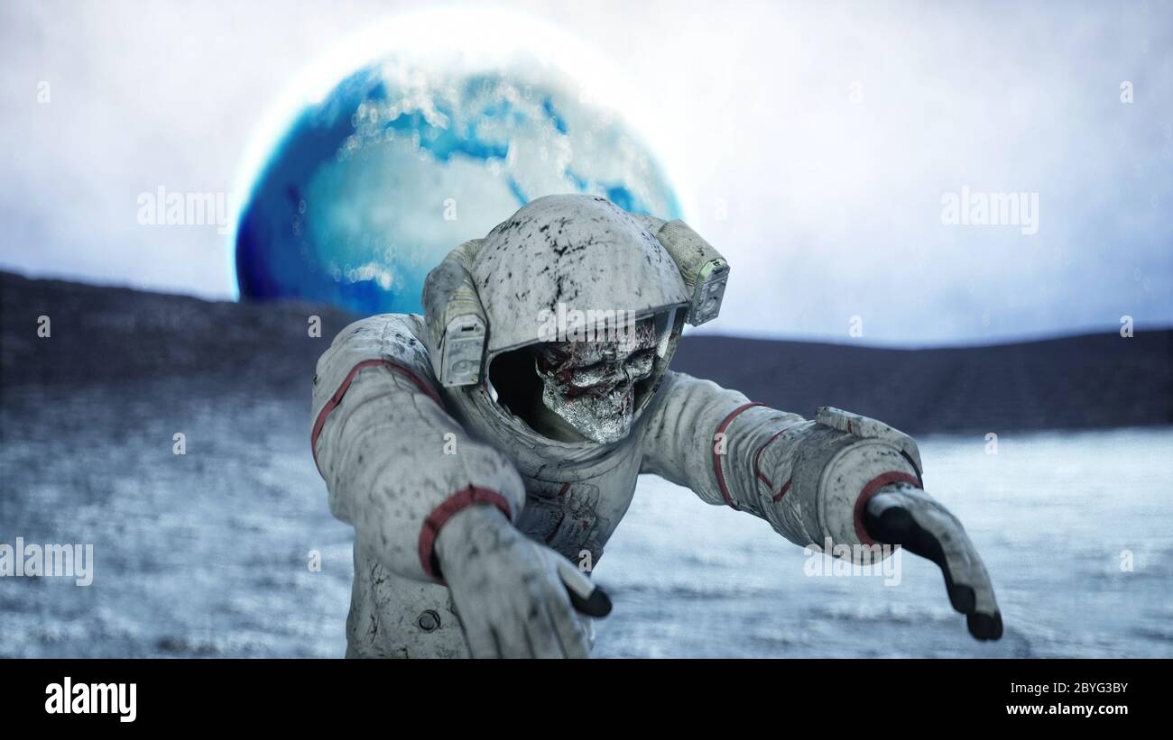 Death In Space Dead Astronaut In Space Suit With Dried Mummified Body  High-Res Stock Photo - Getty Images