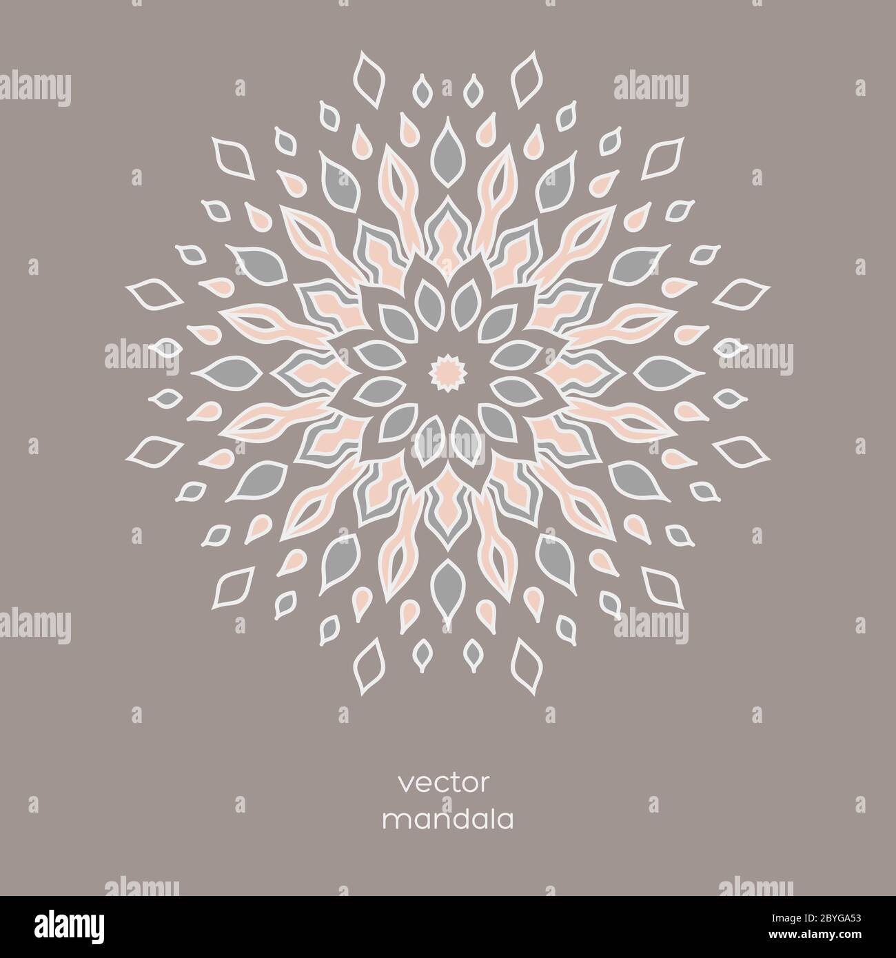 Hand drawn colorful floral mandala Stock Vector Image & Art - Alamy