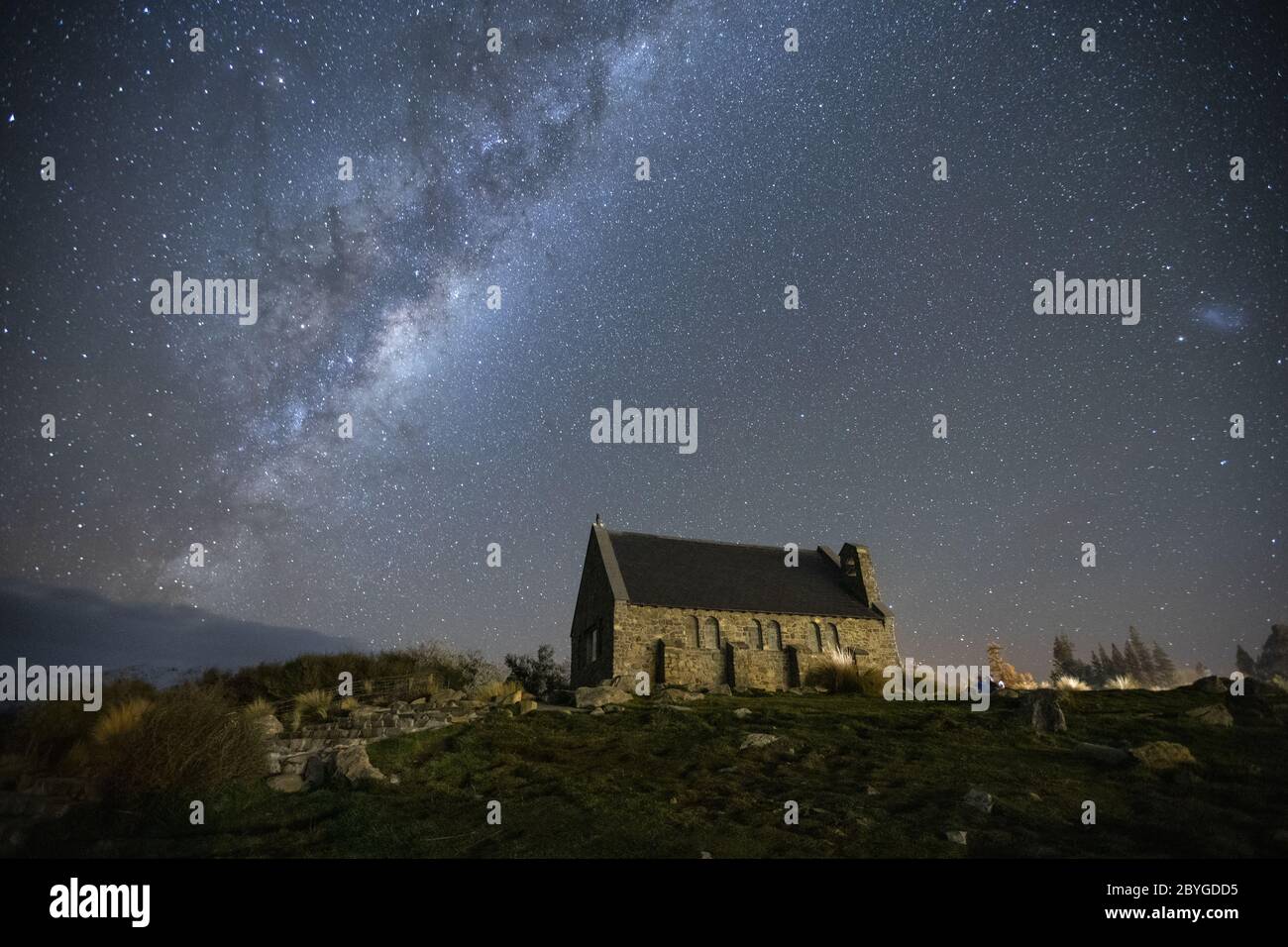 The milky way in Tekapo New Zealand Stock Photo - Alamy