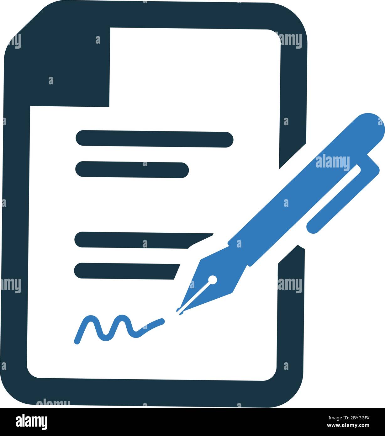 Beautiful design and fully editable Contract file or resume or cv icon ...