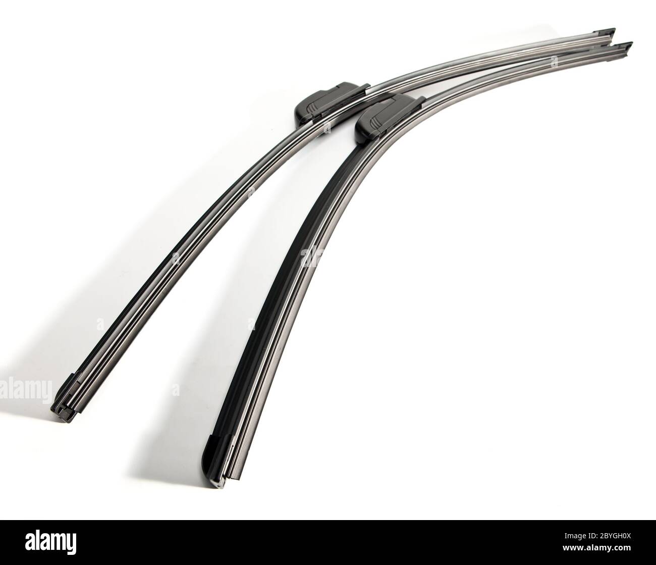 cars windshield wipers on white background Stock Photo Alamy