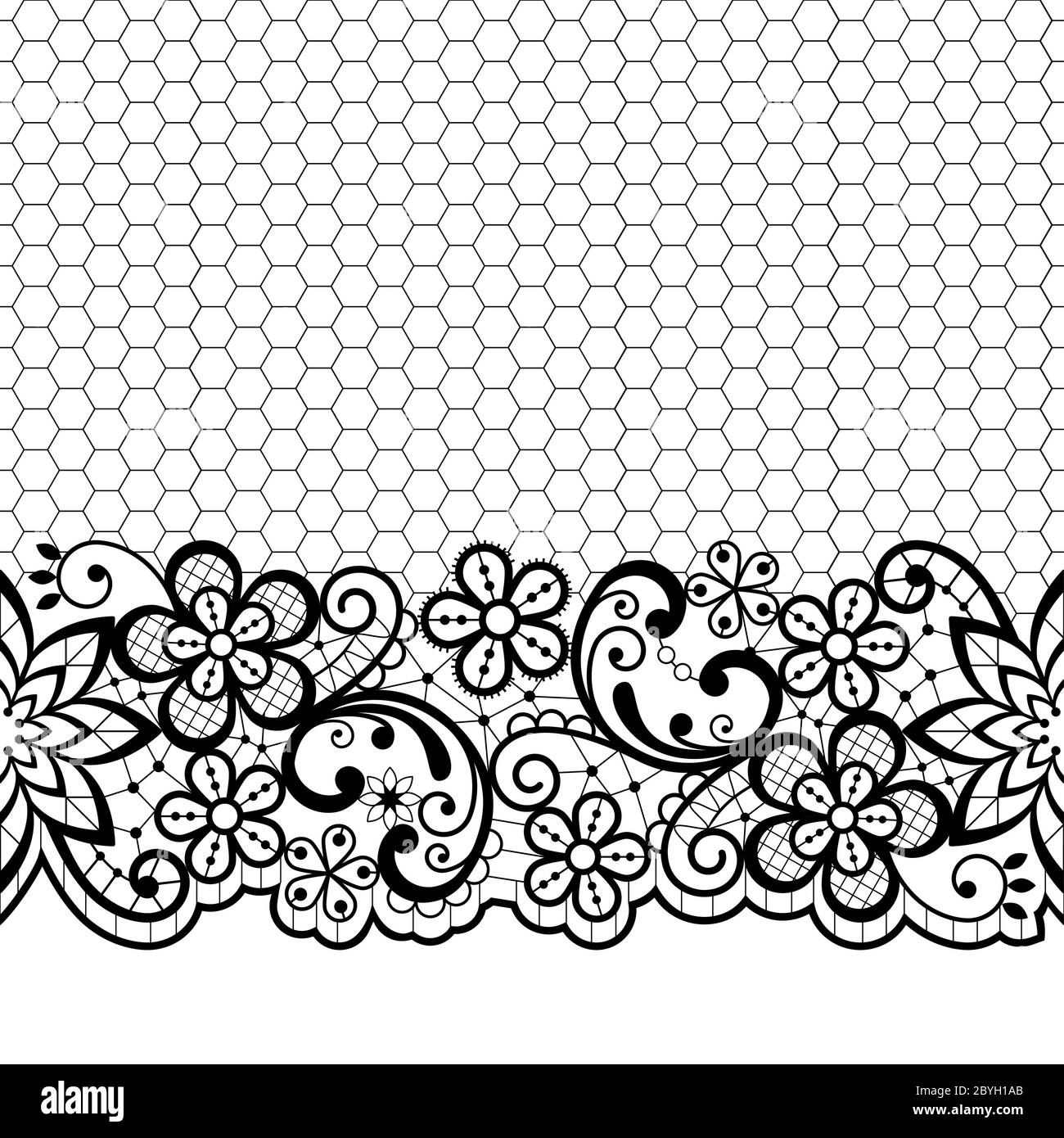 White Lace Design Background