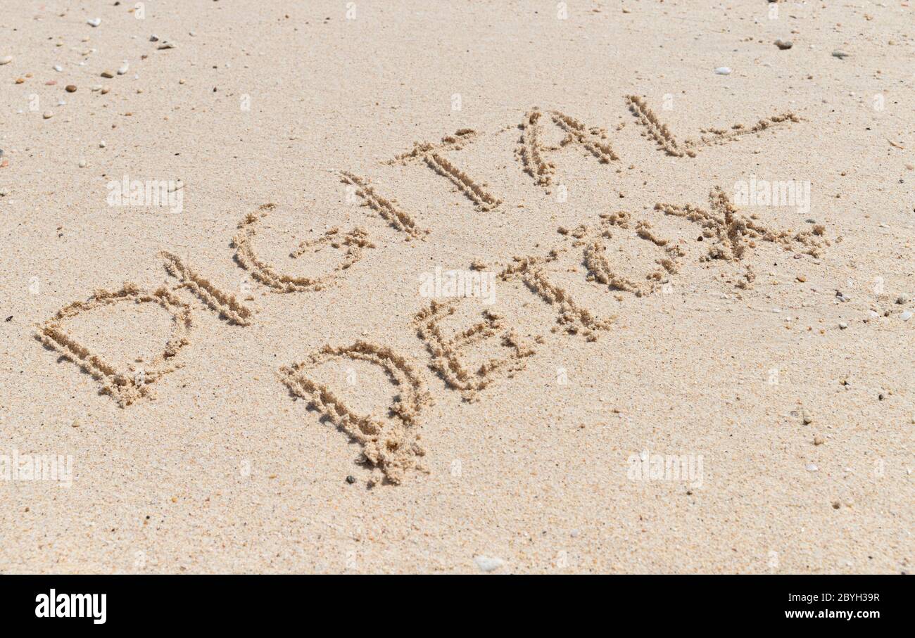 Picture of Social media gadget internet addiction concept Stock Photo - Alamy