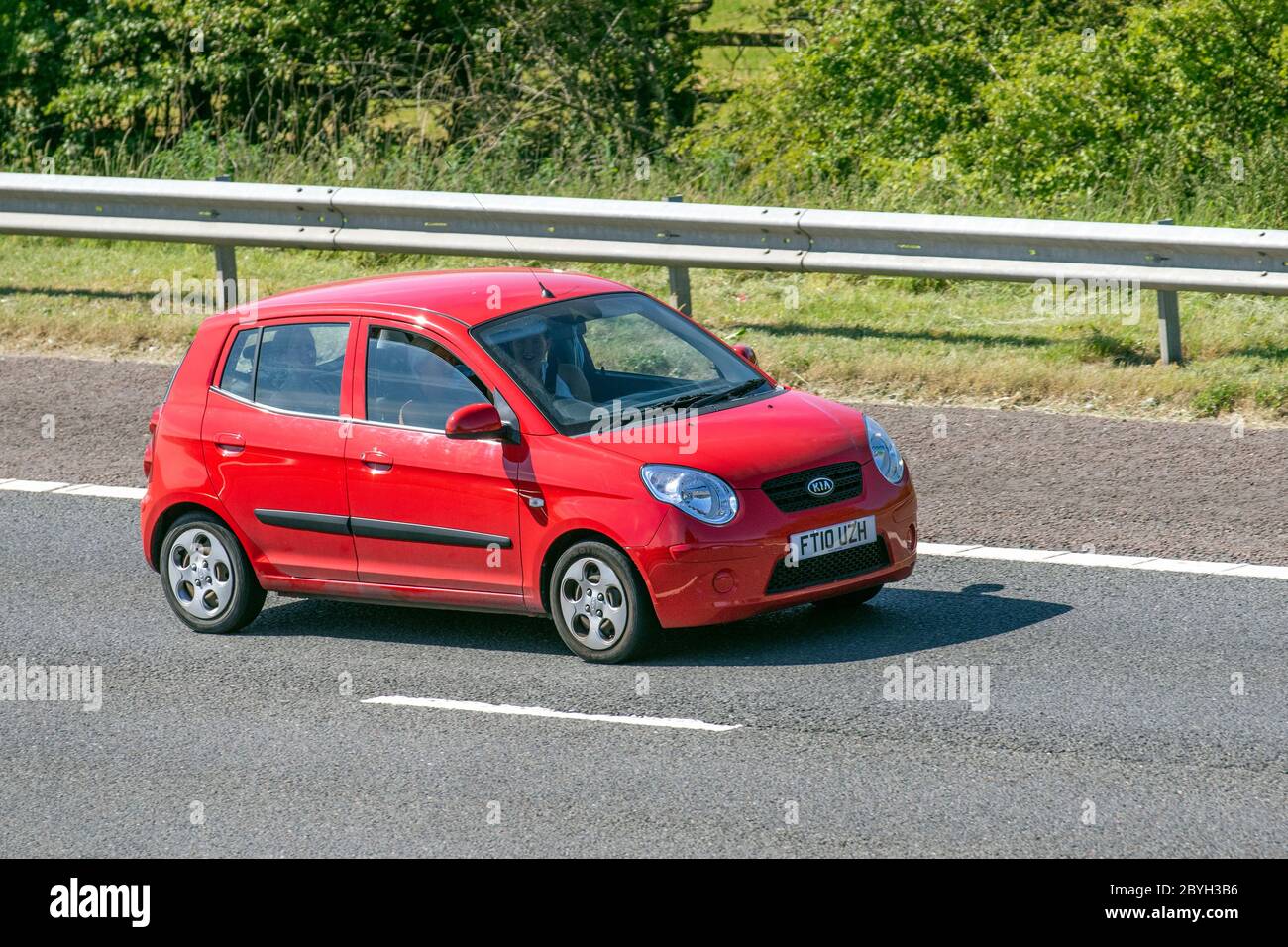 Red kia picanto cars hi-res stock and images