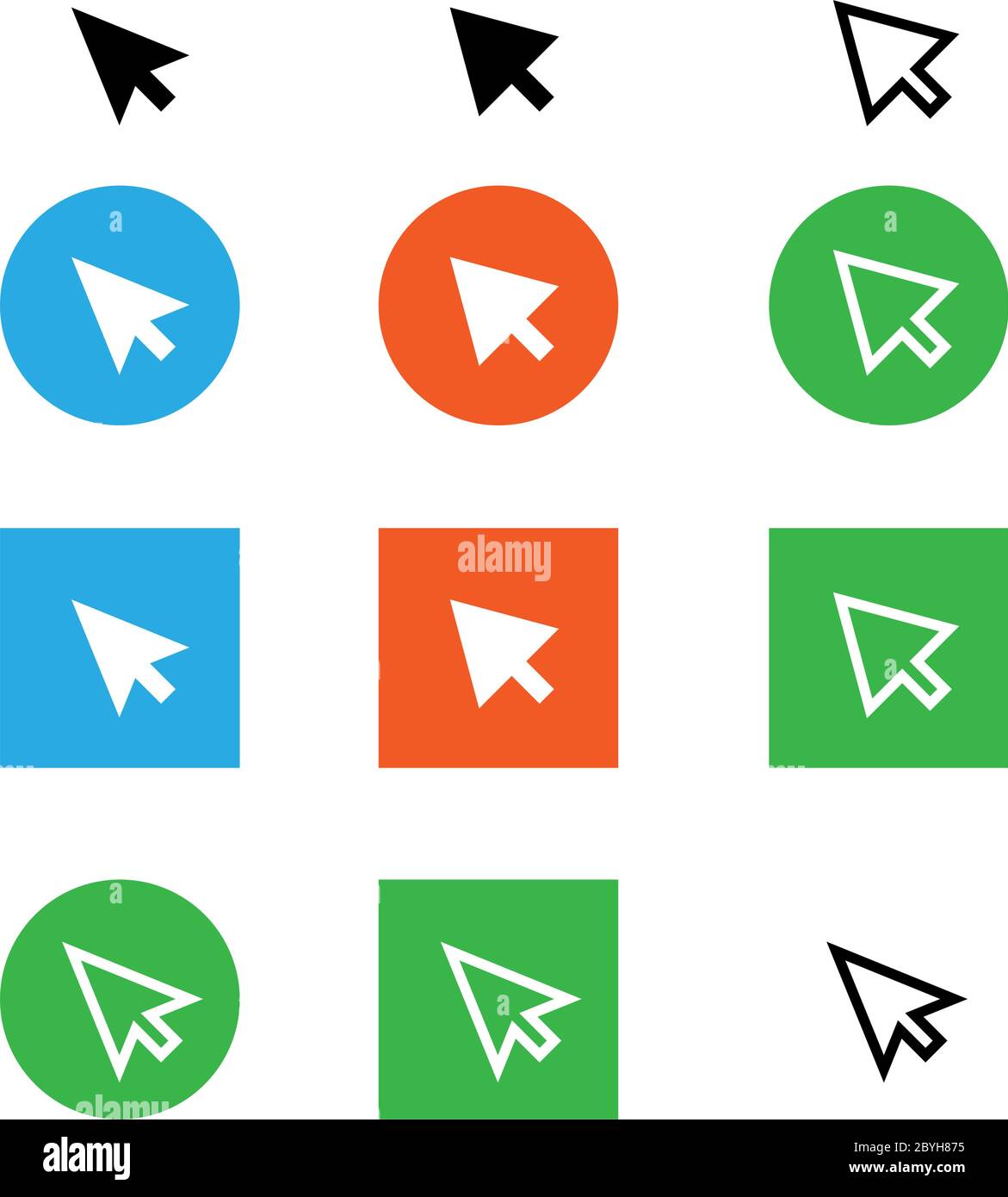 Computer Mouse Arrow Vector Illustration Stock Vector Image & Art Alamy