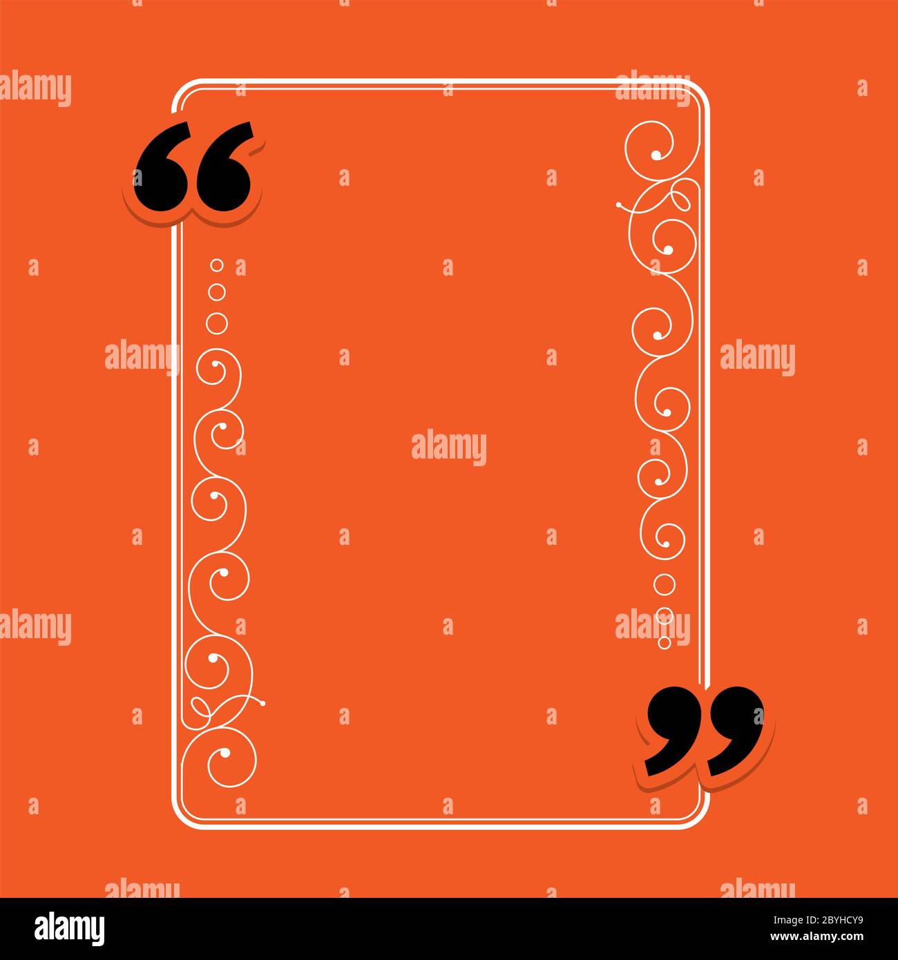 Quotation Mark Speech Bubble Vector Illustration Stock Vector