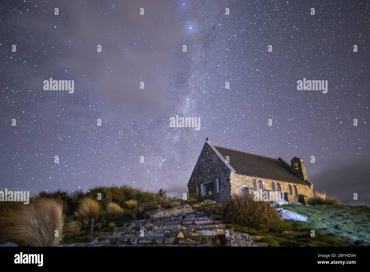 The milky way in Tekapo New Zealand Stock Photo - Alamy