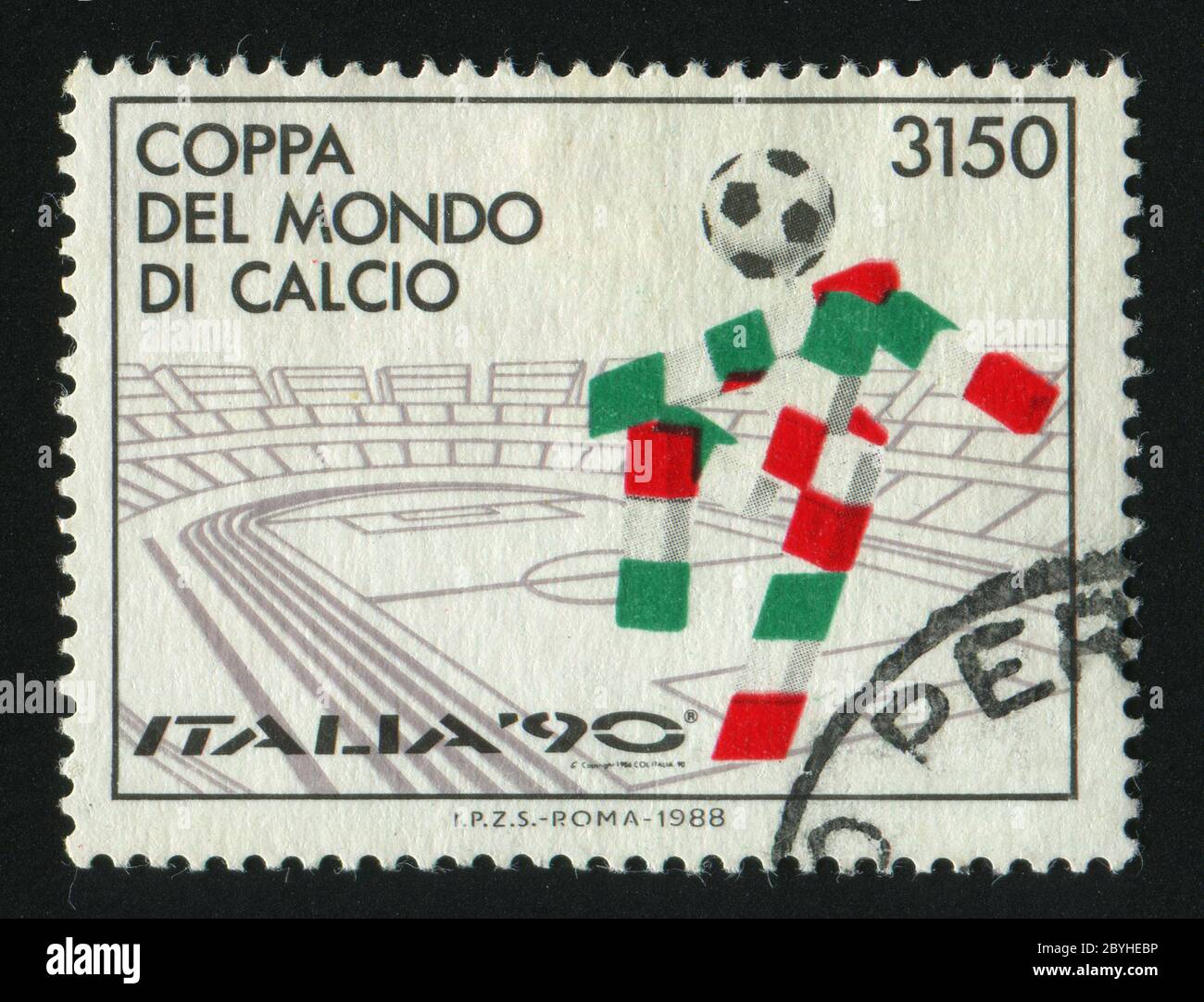 ITALY CIRCA 1988 1990 World Cup Soccer Championships, circa 1988