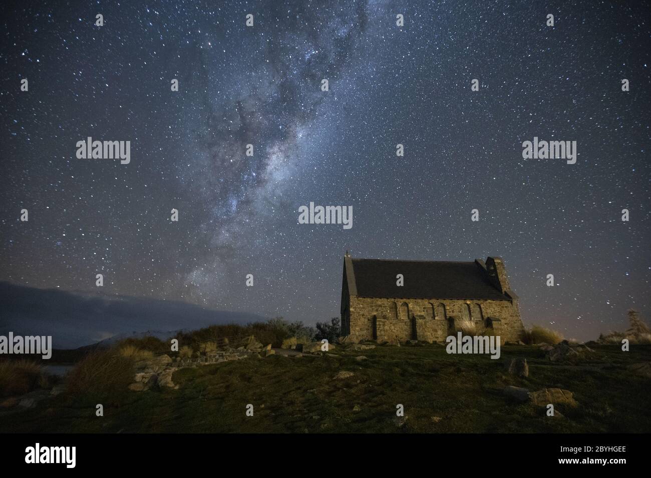 The milky way in Tekapo New Zealand Stock Photo - Alamy