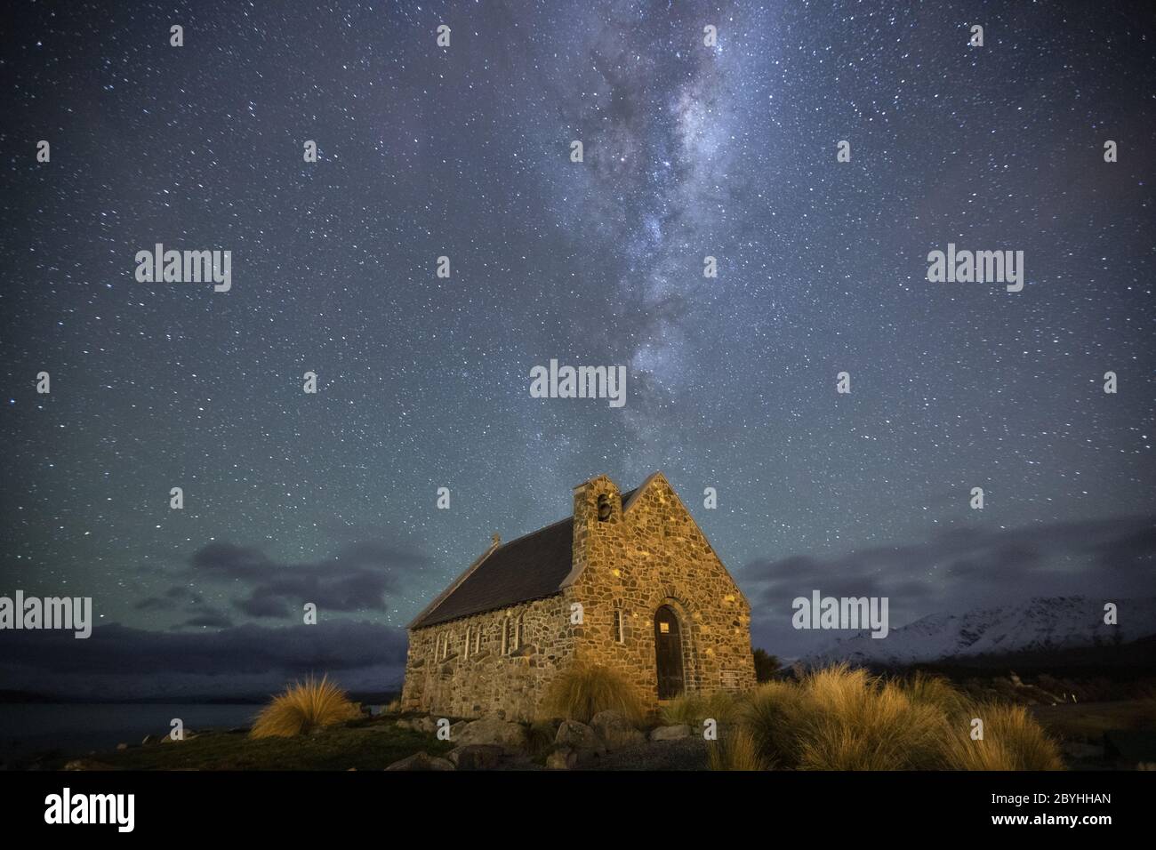 The milky way in Tekapo New Zealand Stock Photo - Alamy