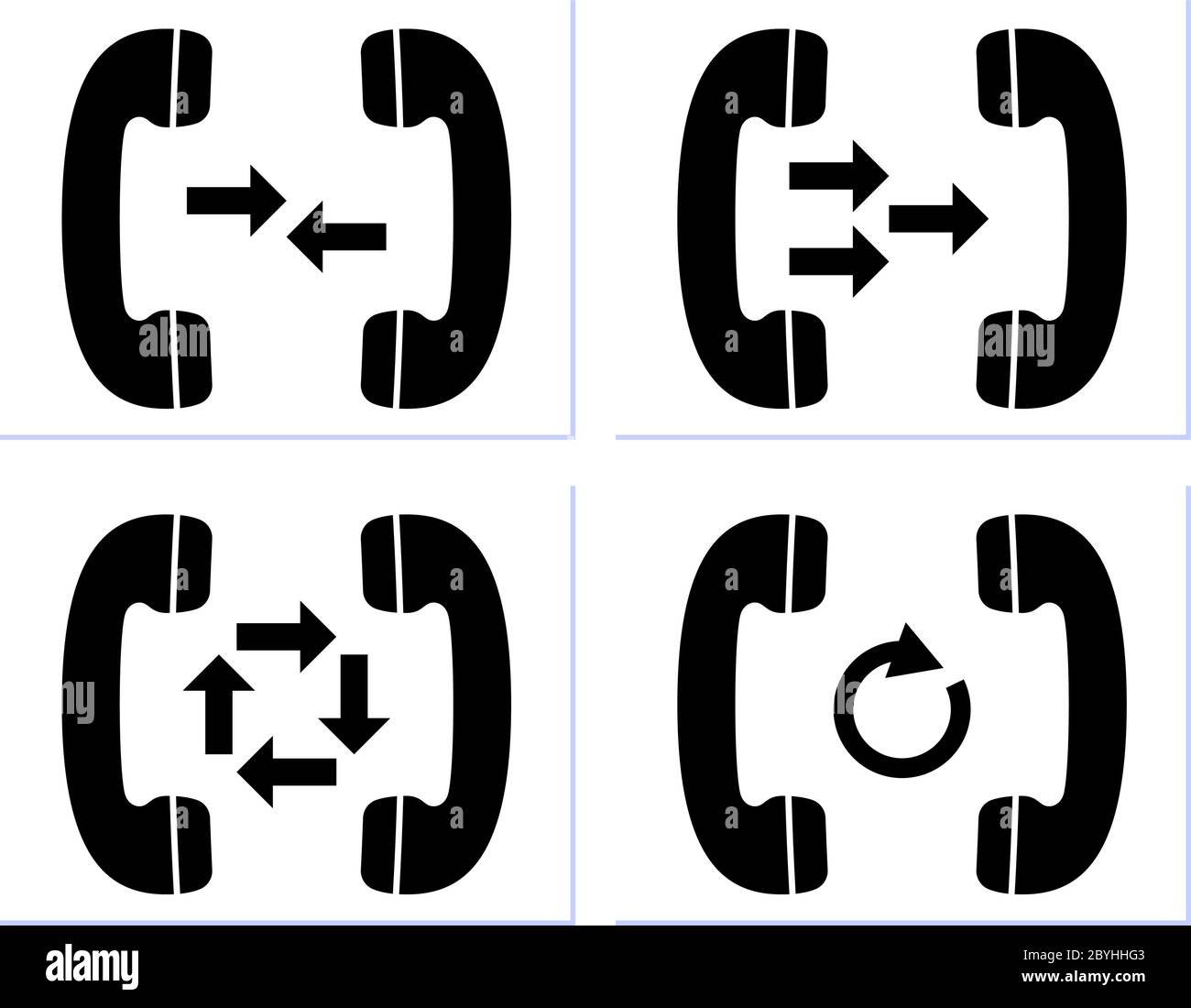 Telephone Receiver Icon Vector Illustration Stock Vector Image & Art