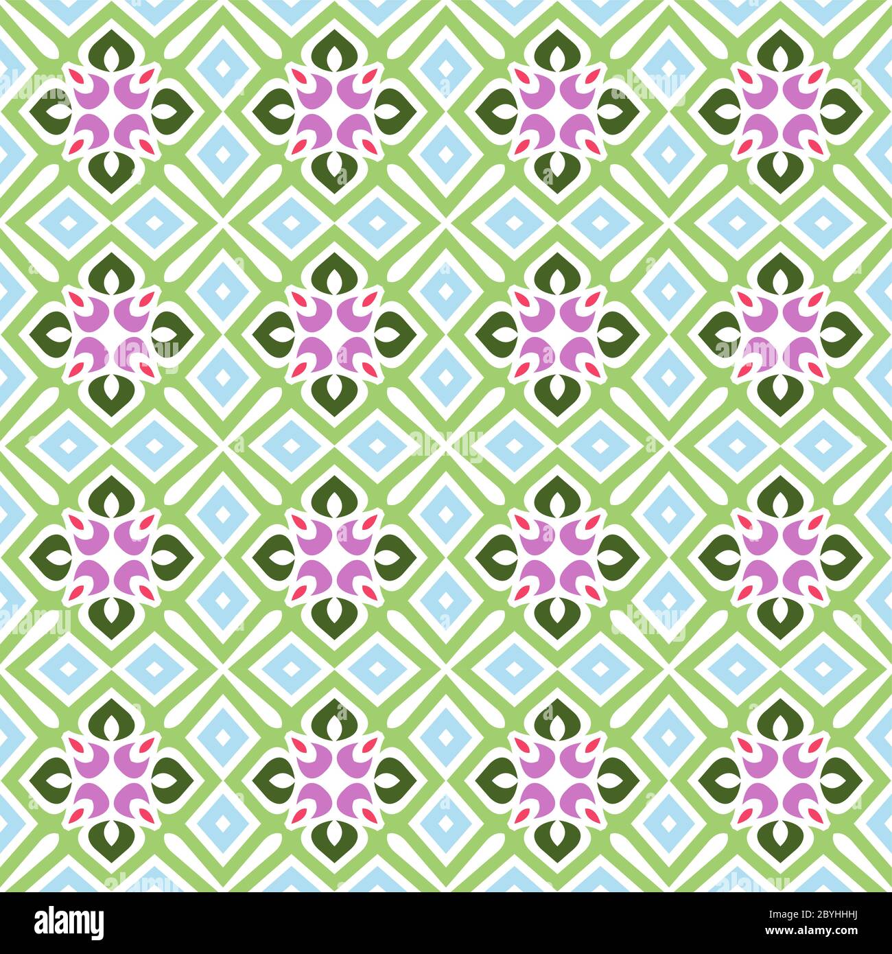 Geometric Seamless Pattern Vector Illustration Stock Vector Image & Art ...