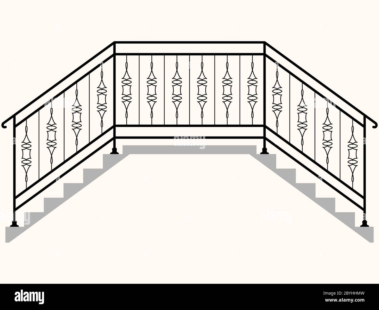 Bridge Railing Vector Illustration Stock Vector Image & Art Alamy