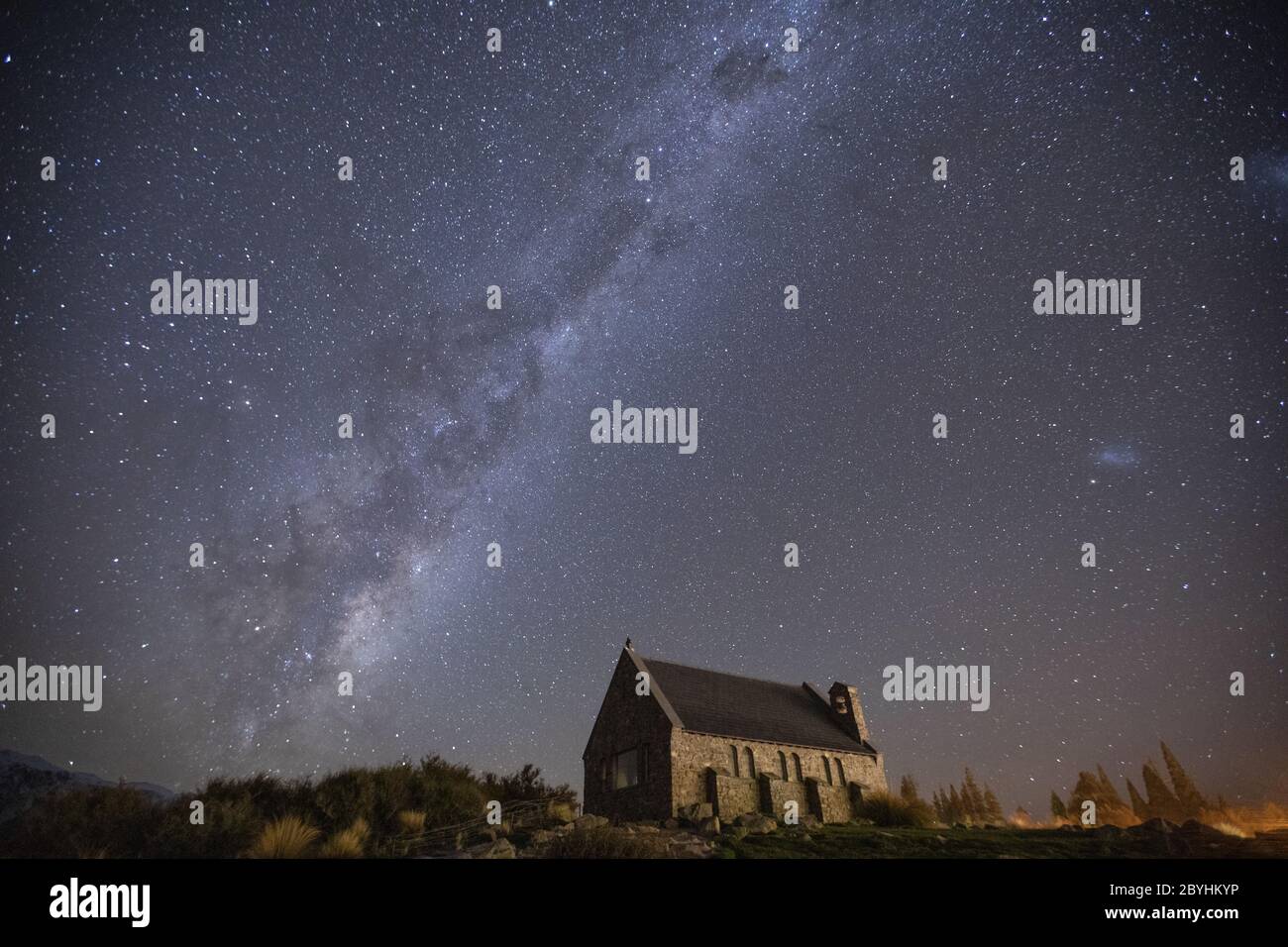 The milky way in Tekapo New Zealand Stock Photo - Alamy