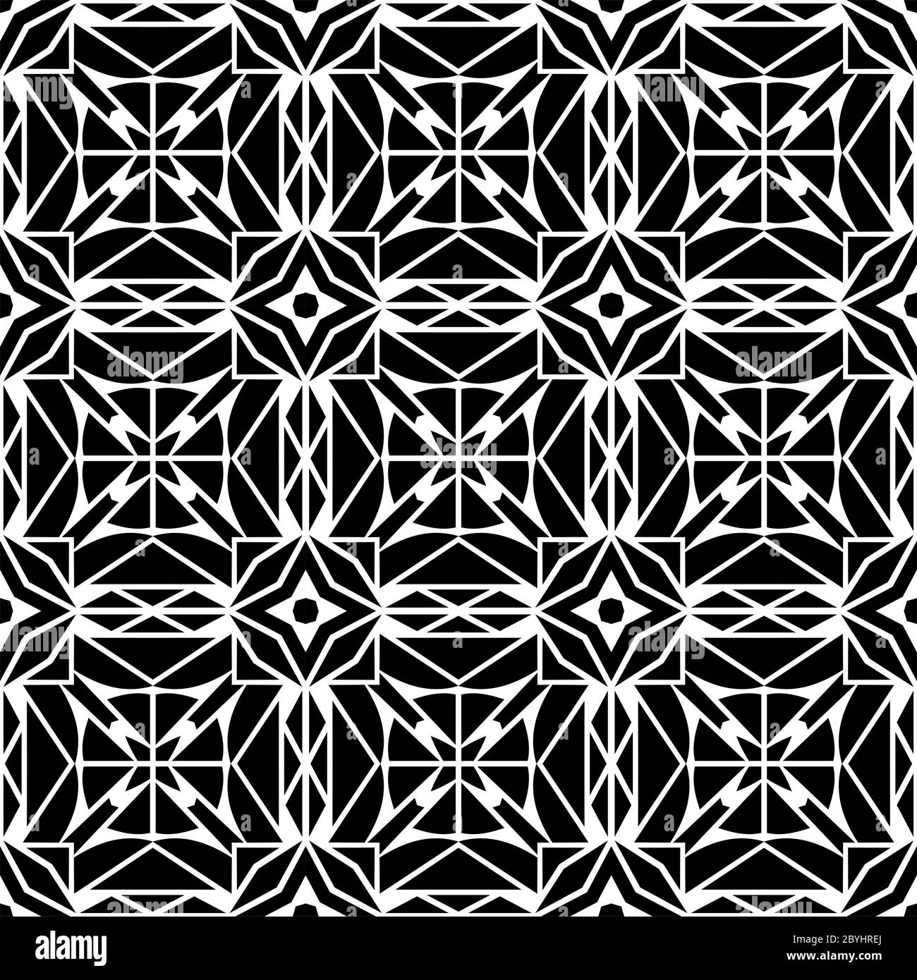 Geometric Seamless Pattern Vector Illustration Stock Vector Image & Art ...