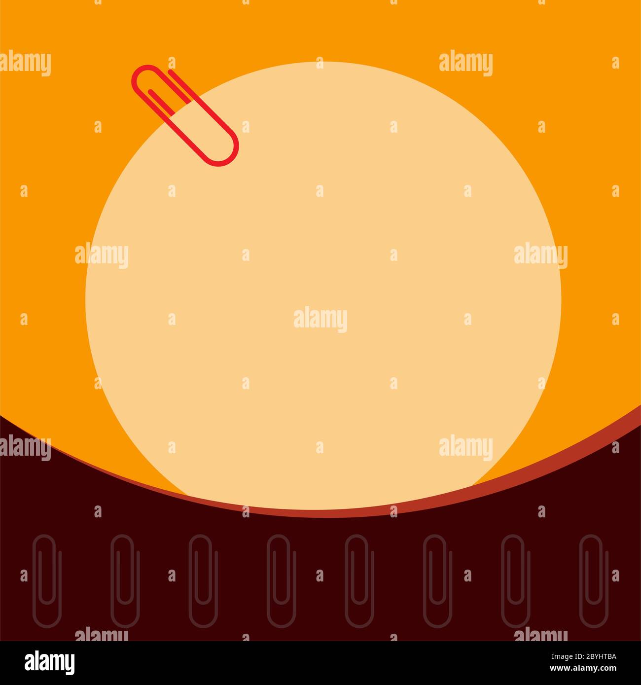 Paper Clip Vector Illustration Stock Vector Image & Art Alamy