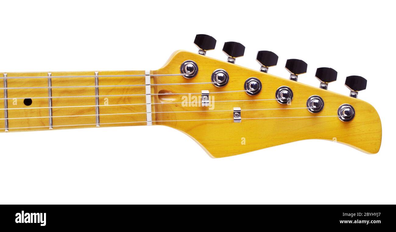 Electric Guitar Fretboard Stock Photo Alamy