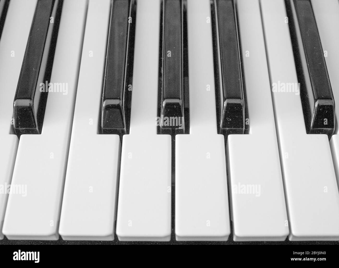 Music keyboard keys Stock Photo Alamy