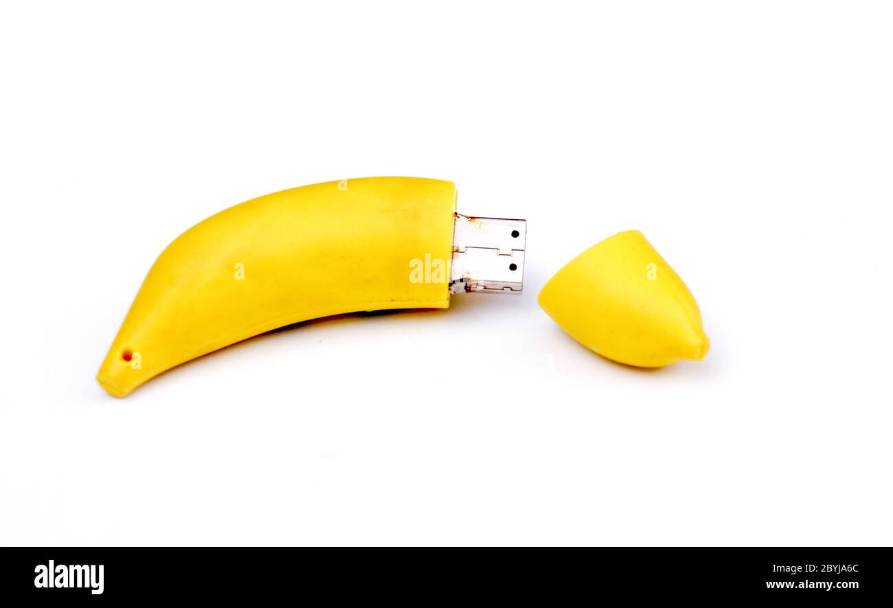 Funny USB Flash Drive,banana design, image of a Stock Photo