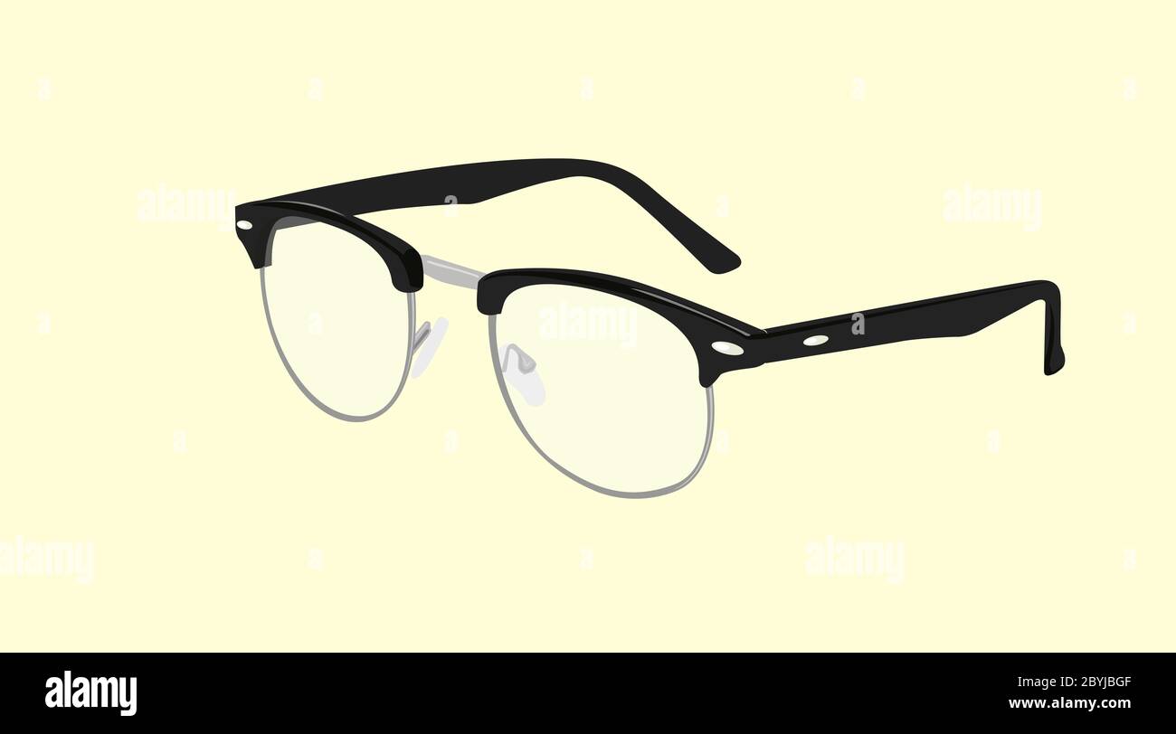 Vector Isolated Illustration of Glasses Stock Vector Image & Art - Alamy