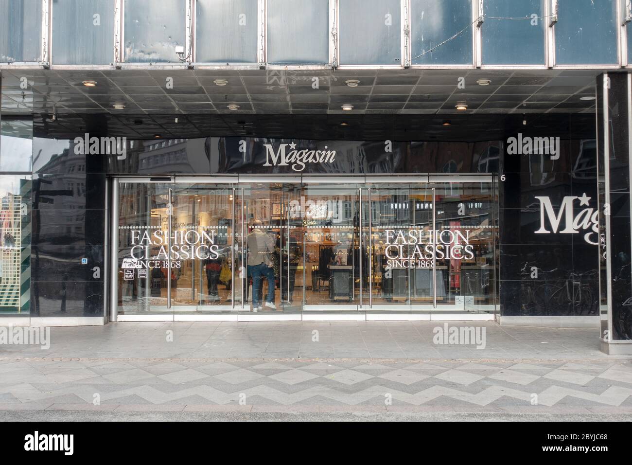 The Magasin Department Store Entrance In Aarhus City Centre Denmark Stock Photo