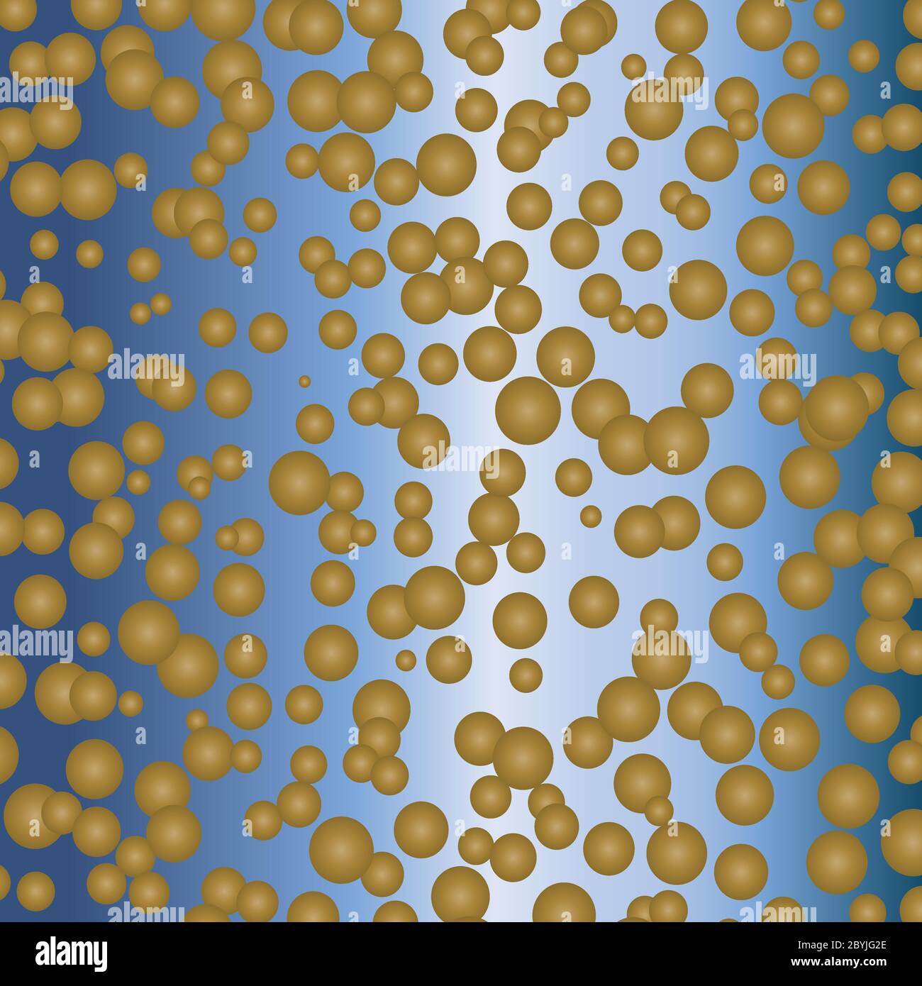 bubbles on blue background Stock Vector