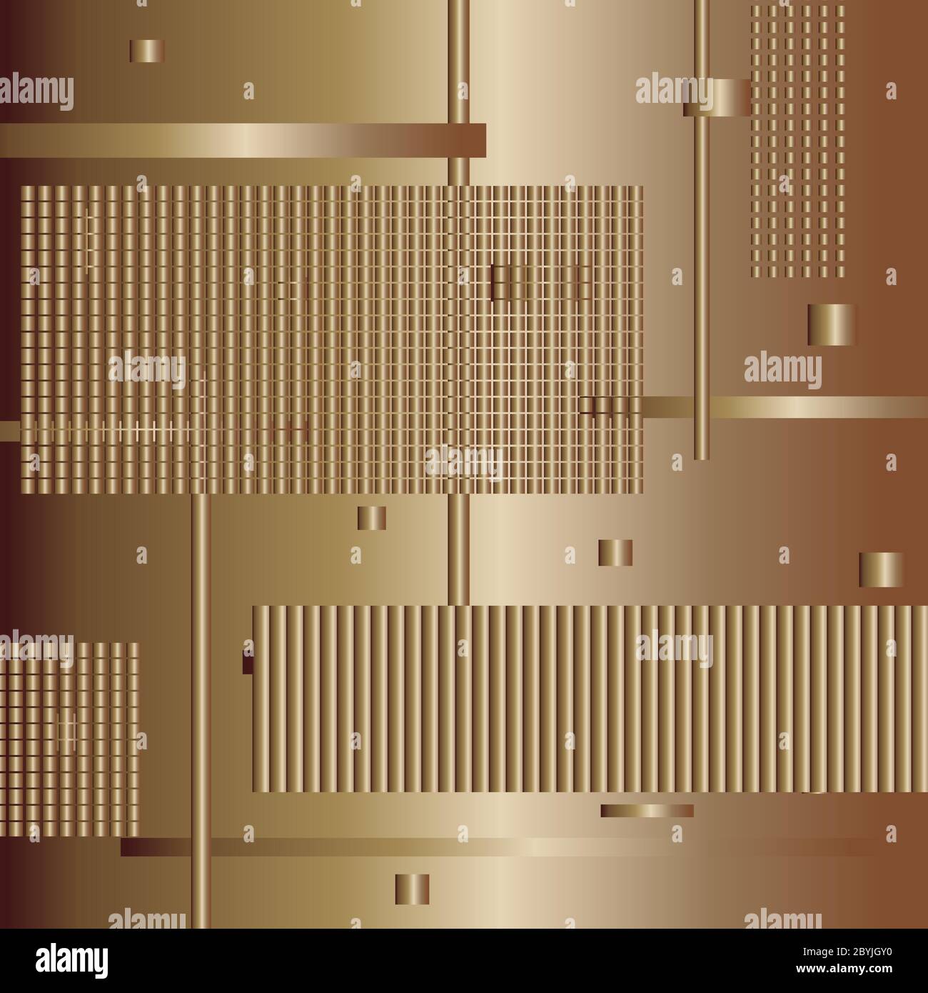 abstract background with 3d geometric shapes Stock Vector