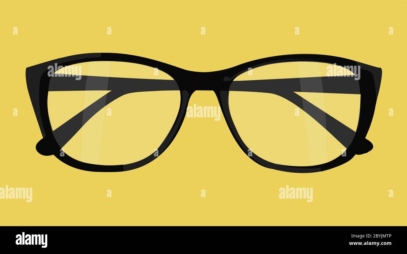 Vector Isolated Illustration of Glasses Stock Vector Image & Art - Alamy