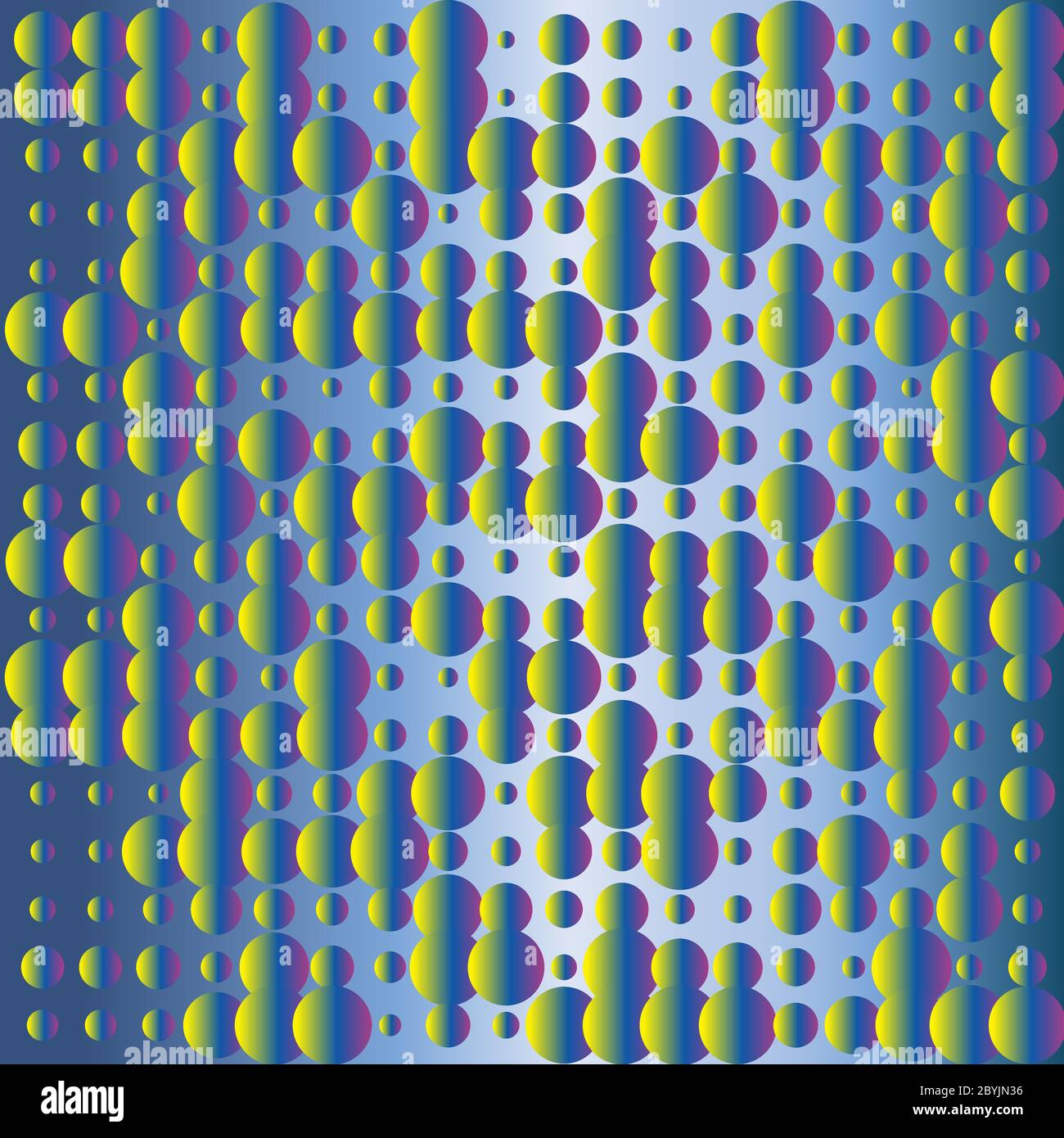 bubbles on blue background Stock Vector
