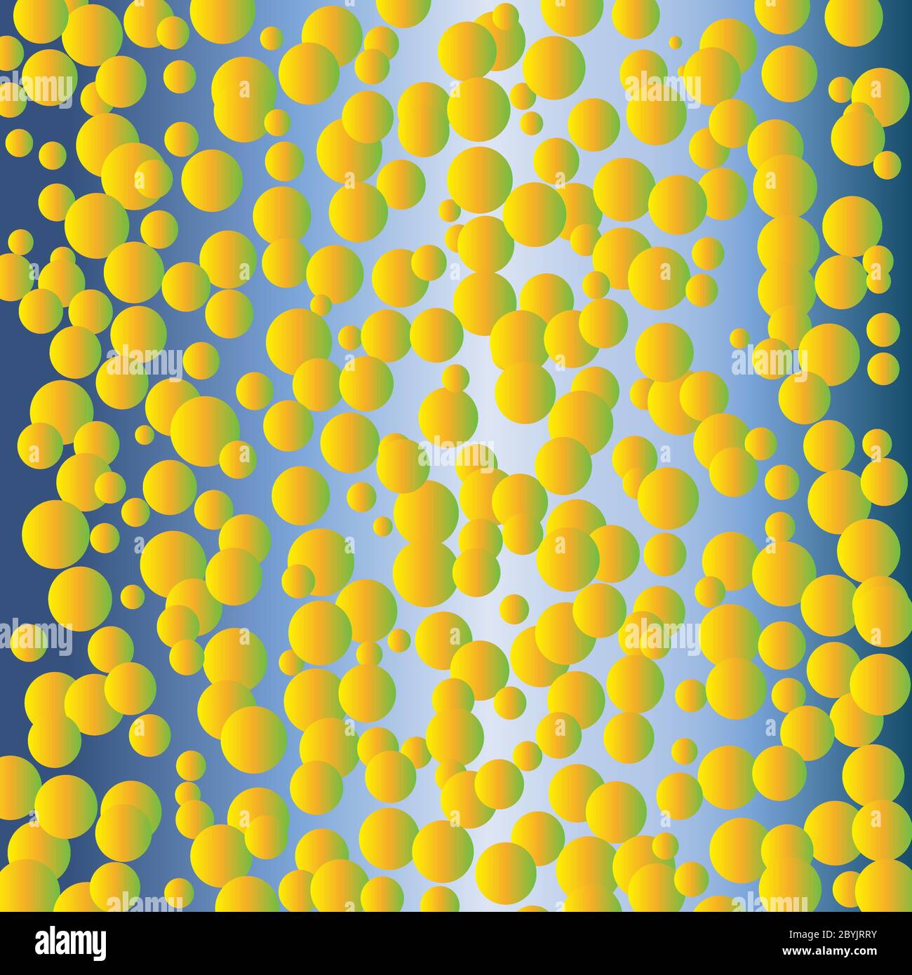 bubbles on blue background Stock Vector