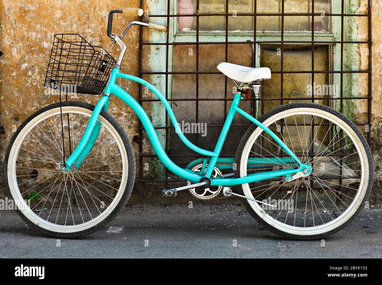 Pastel blue bicycle hi-res stock photography and images - Alamy