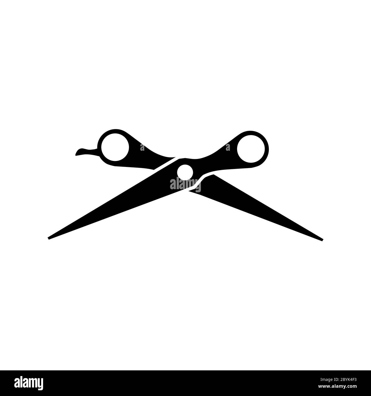 Isolated scissor design Royalty Free Vector Image